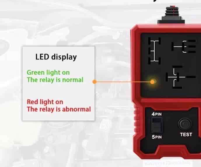 Probador de relés automotriz 4/5 pines - miniatura 4