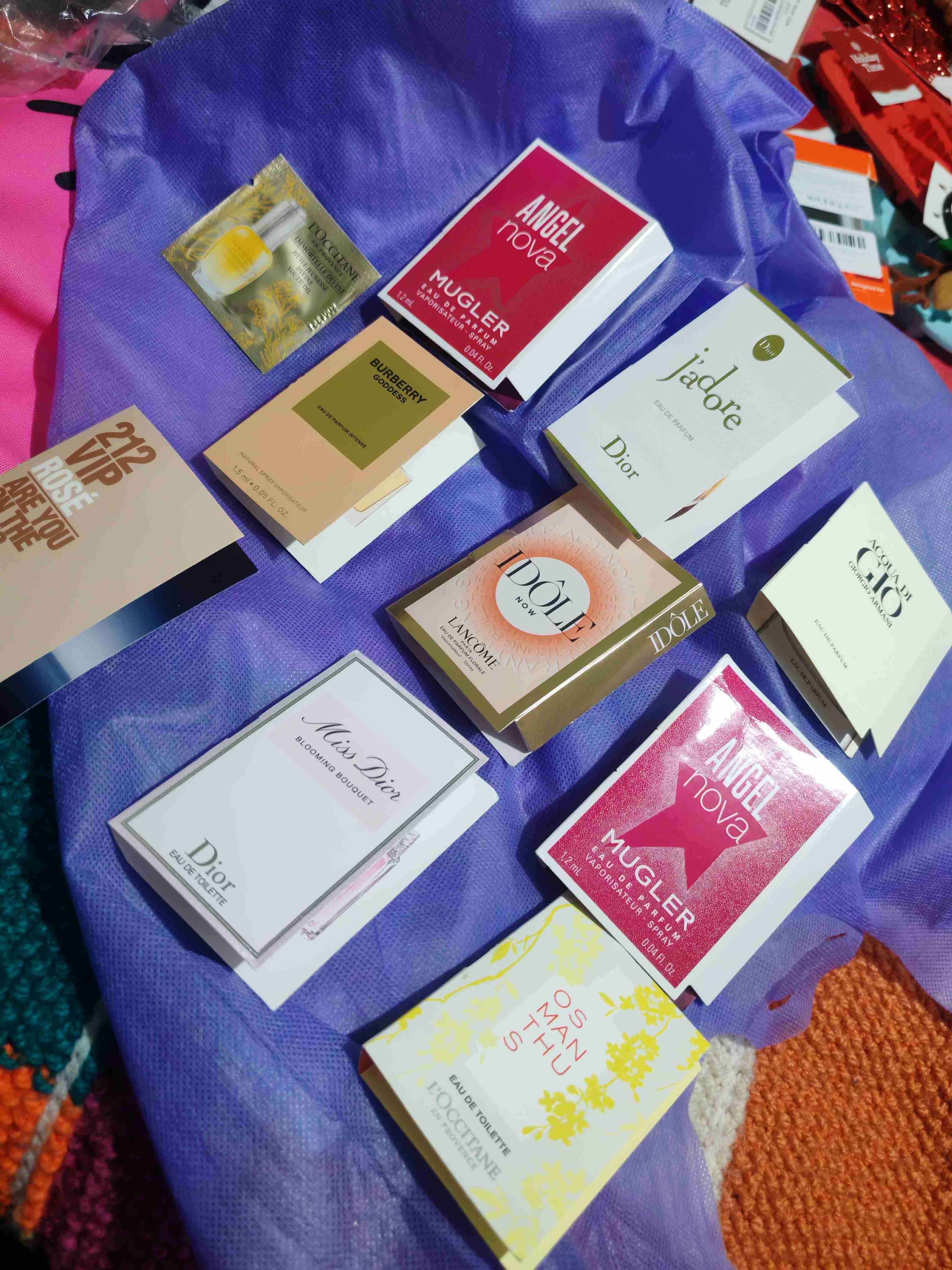 Lote de mini perfumes