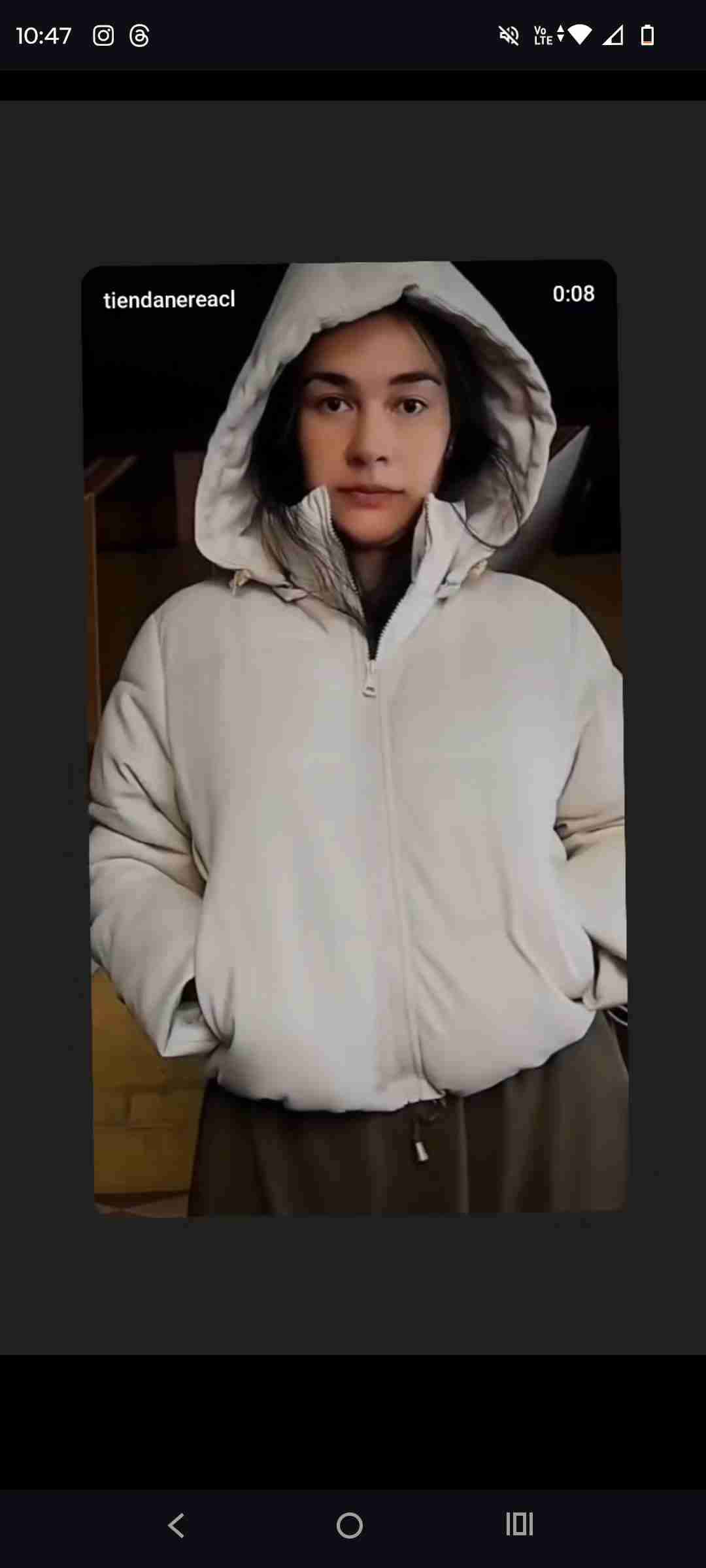 Parka beige con capucha - miniatura 2