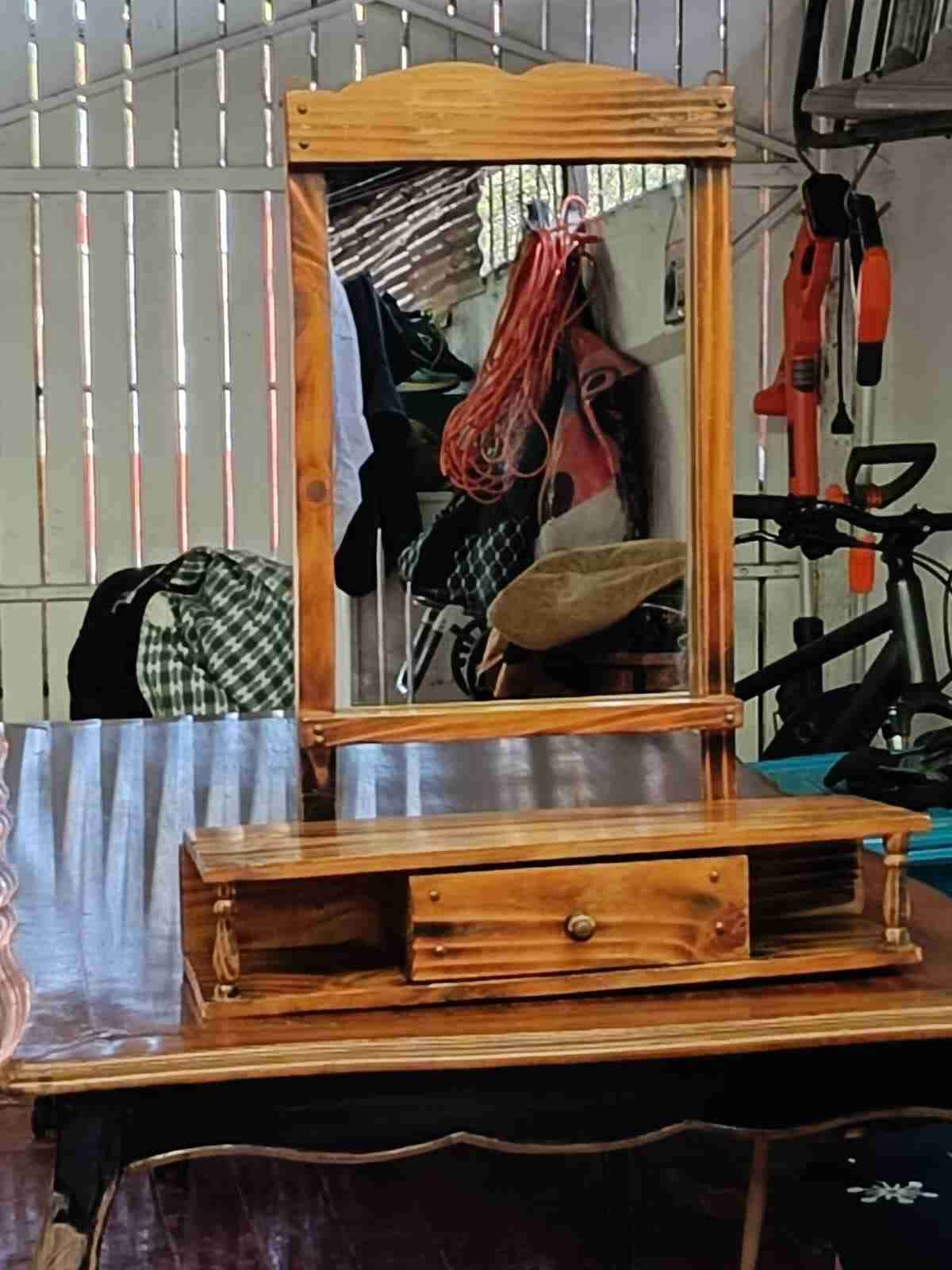 Espejo tocador de madera - miniatura 3