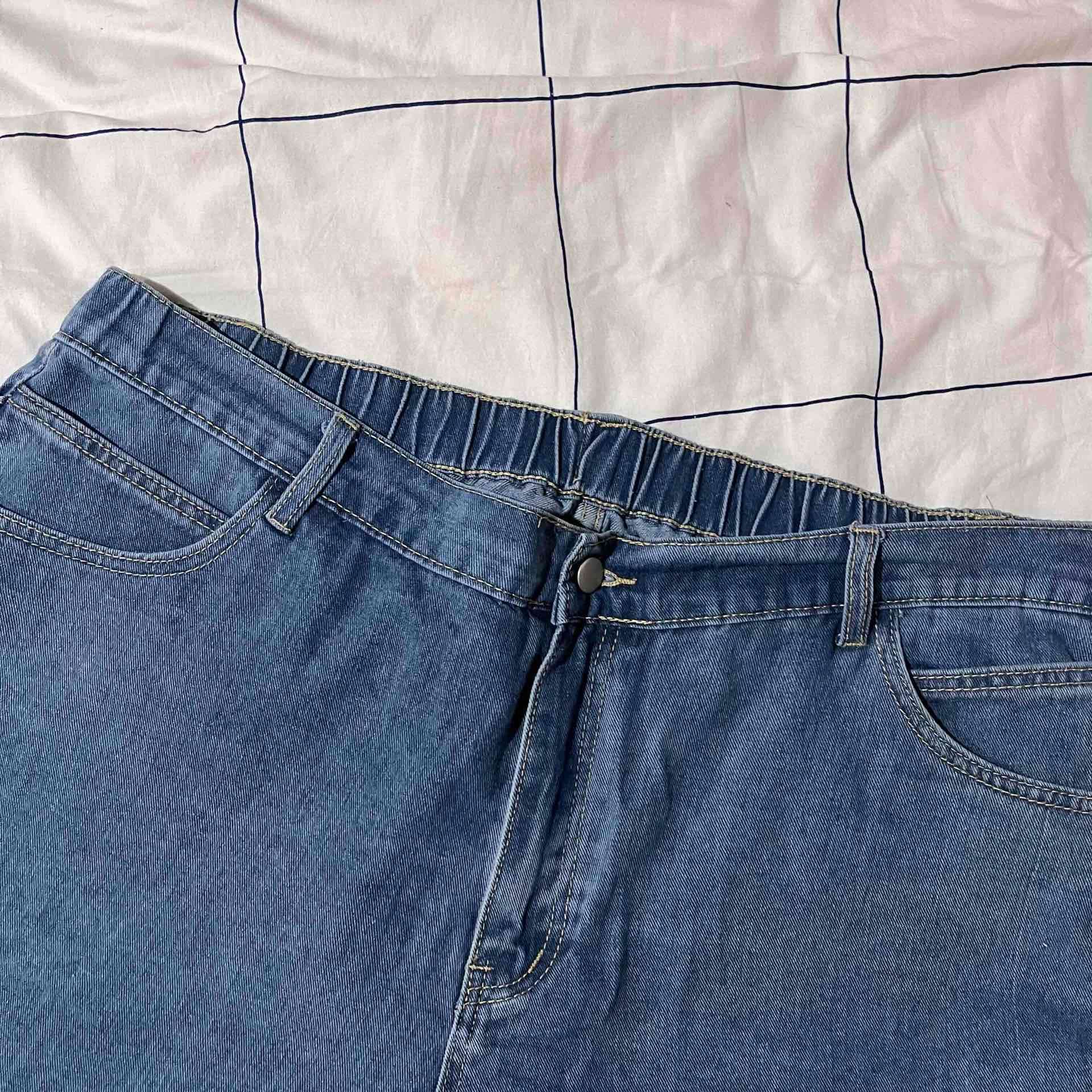 Shorts de mezclilla azul 4XL - miniatura 6