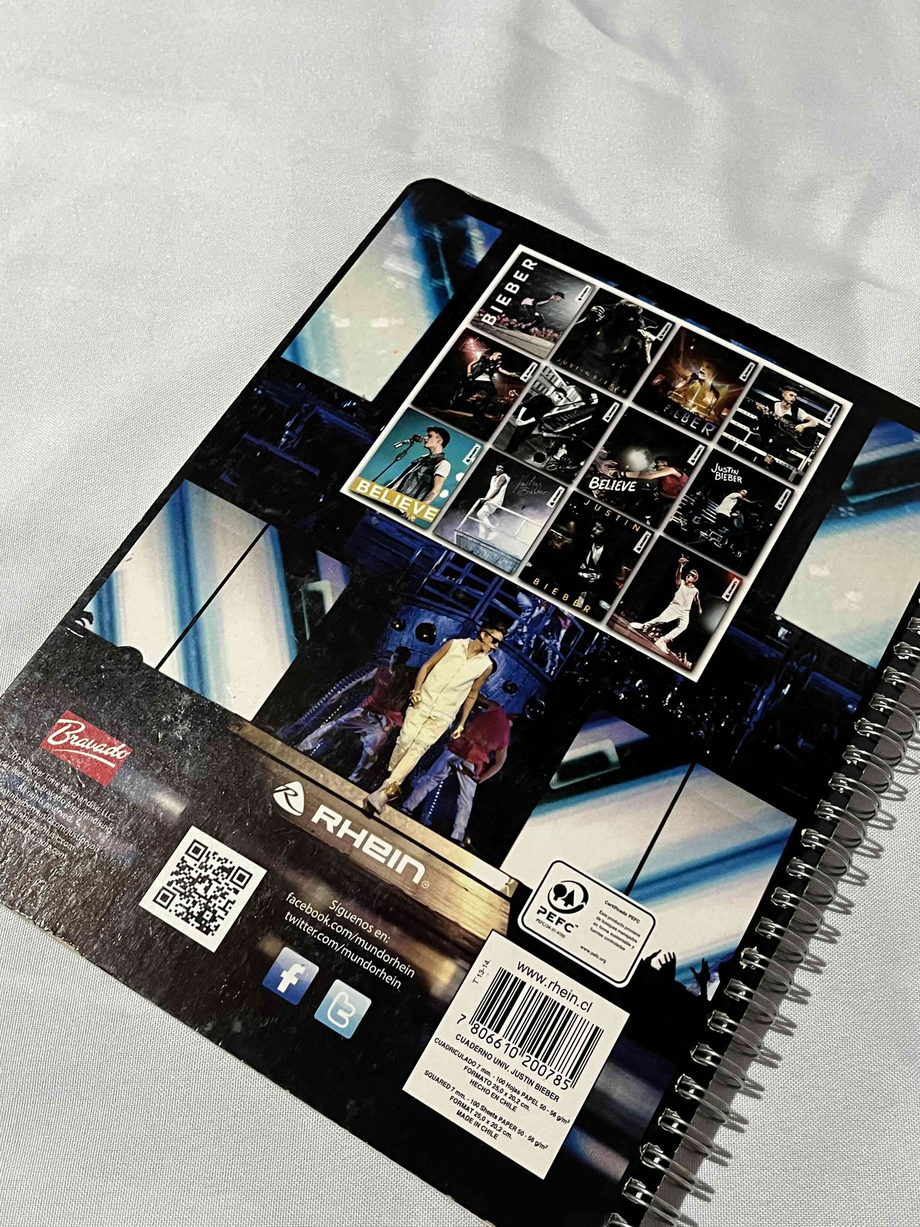 Cuaderno Justin Bieber - miniatura 2