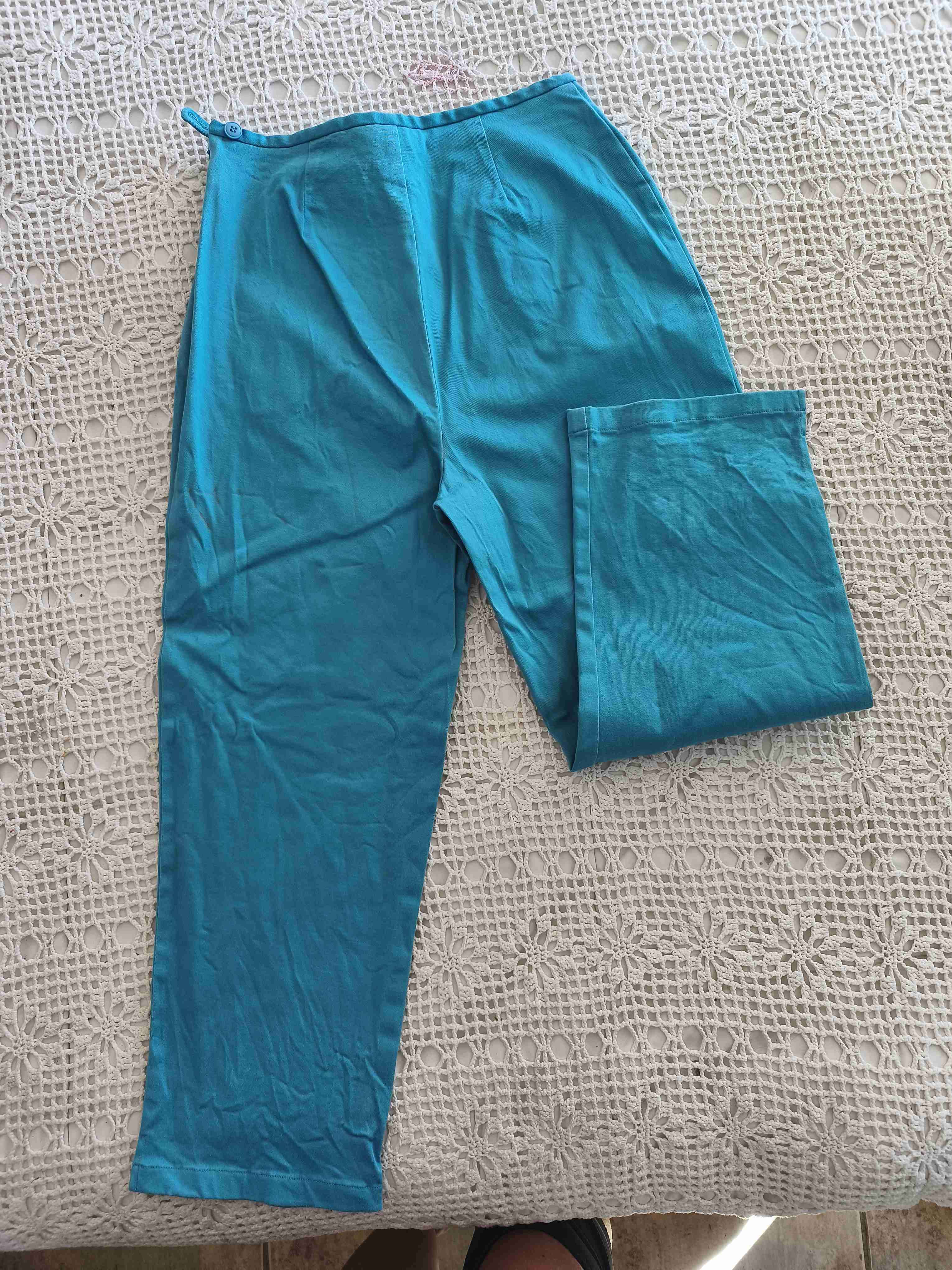 Pantalones turquesa casuales - miniatura 2