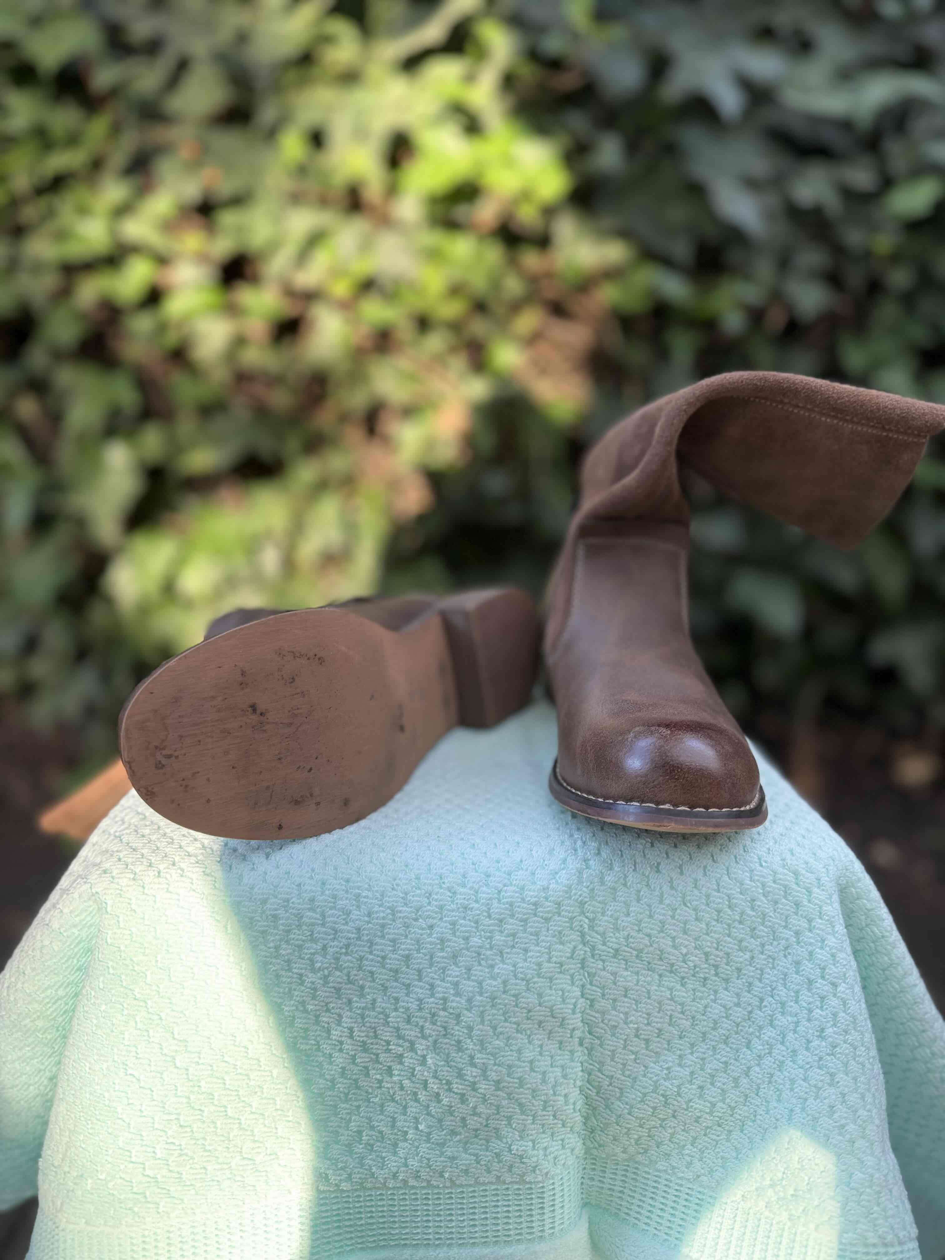 Botas de cuero marrón - miniatura 2