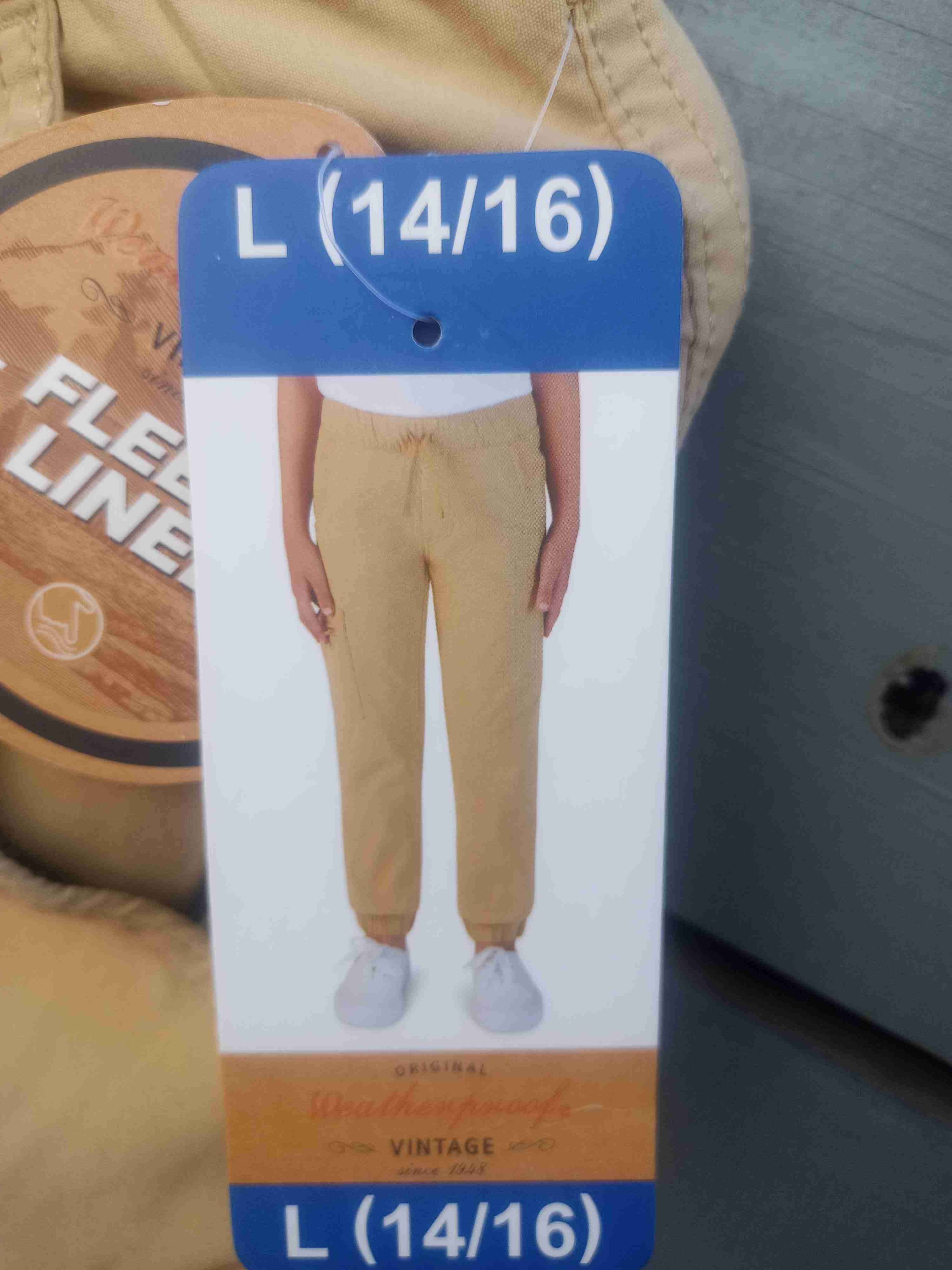 Pantalón beige talla L (14-16) Niño.