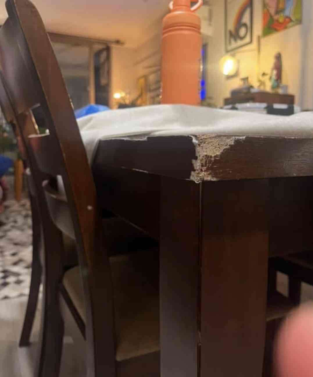 Mesa comedor madera 6 sillas ampliable - miniatura 5