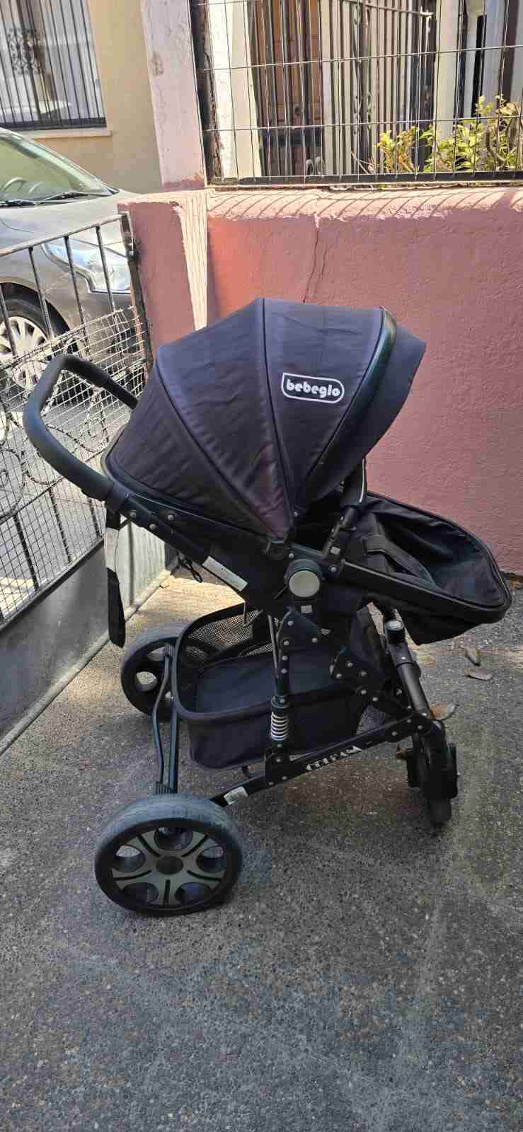 Coche Bebegló modelo Orleans color negro completo