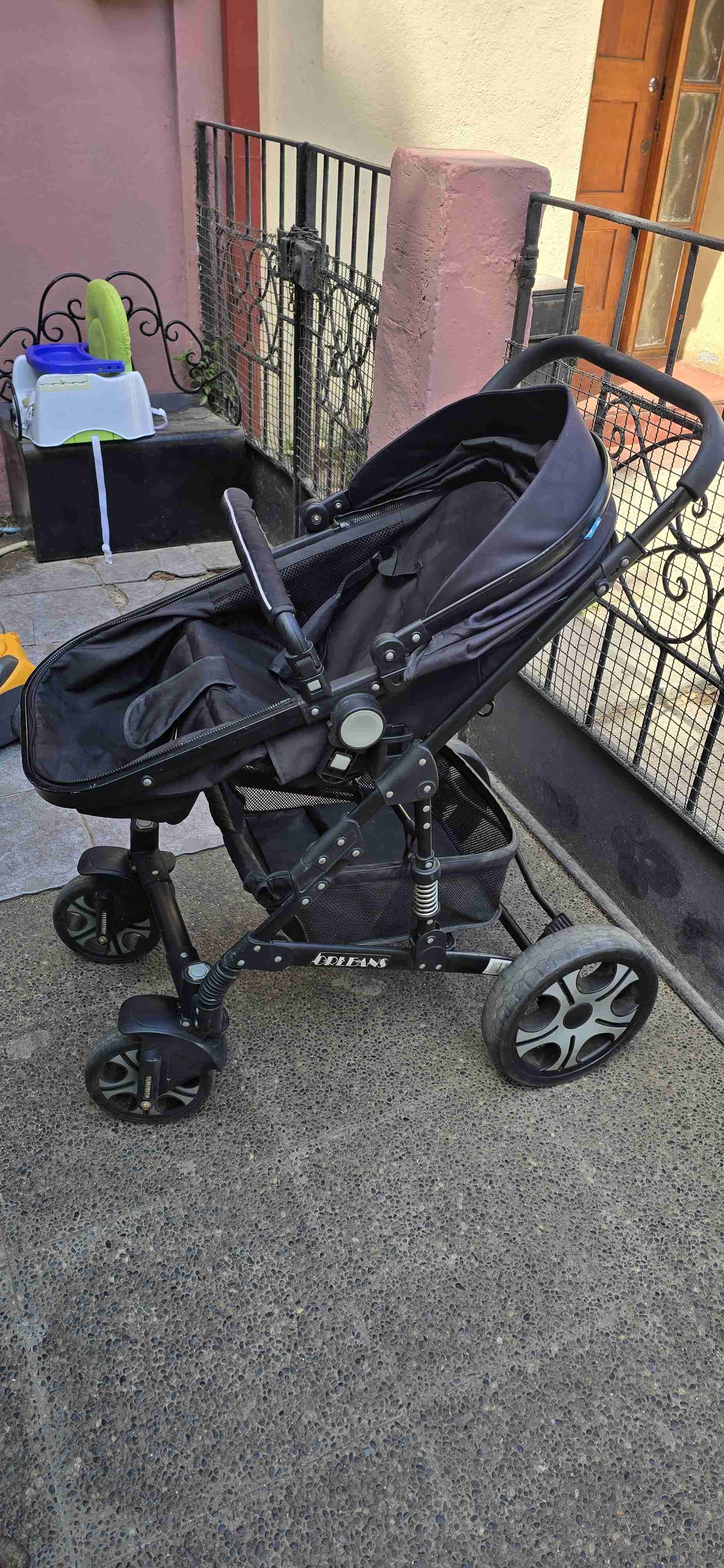 Coche Bebegló modelo Orleans color negro completo - 4