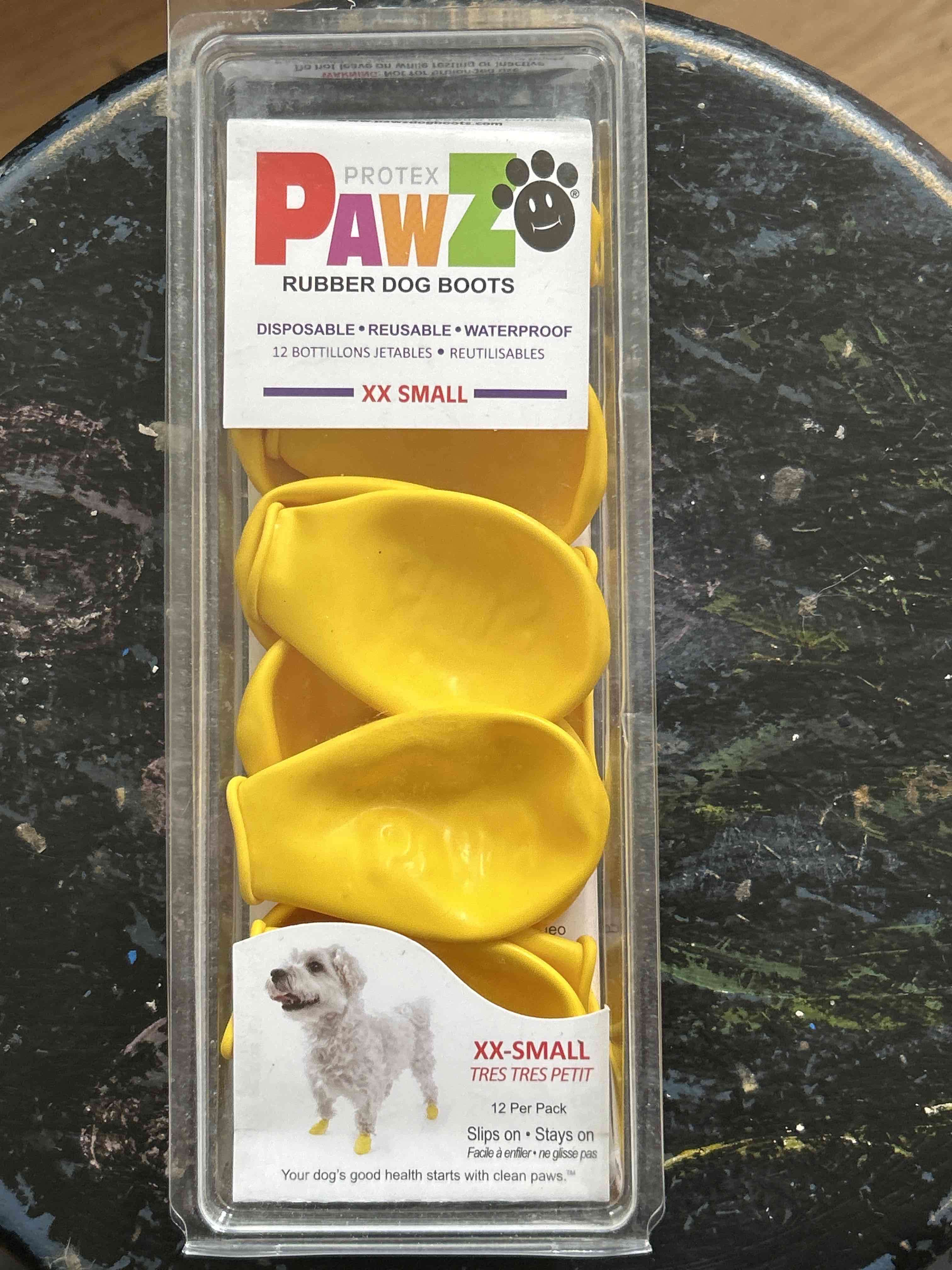 Botines de goma para perro XXS