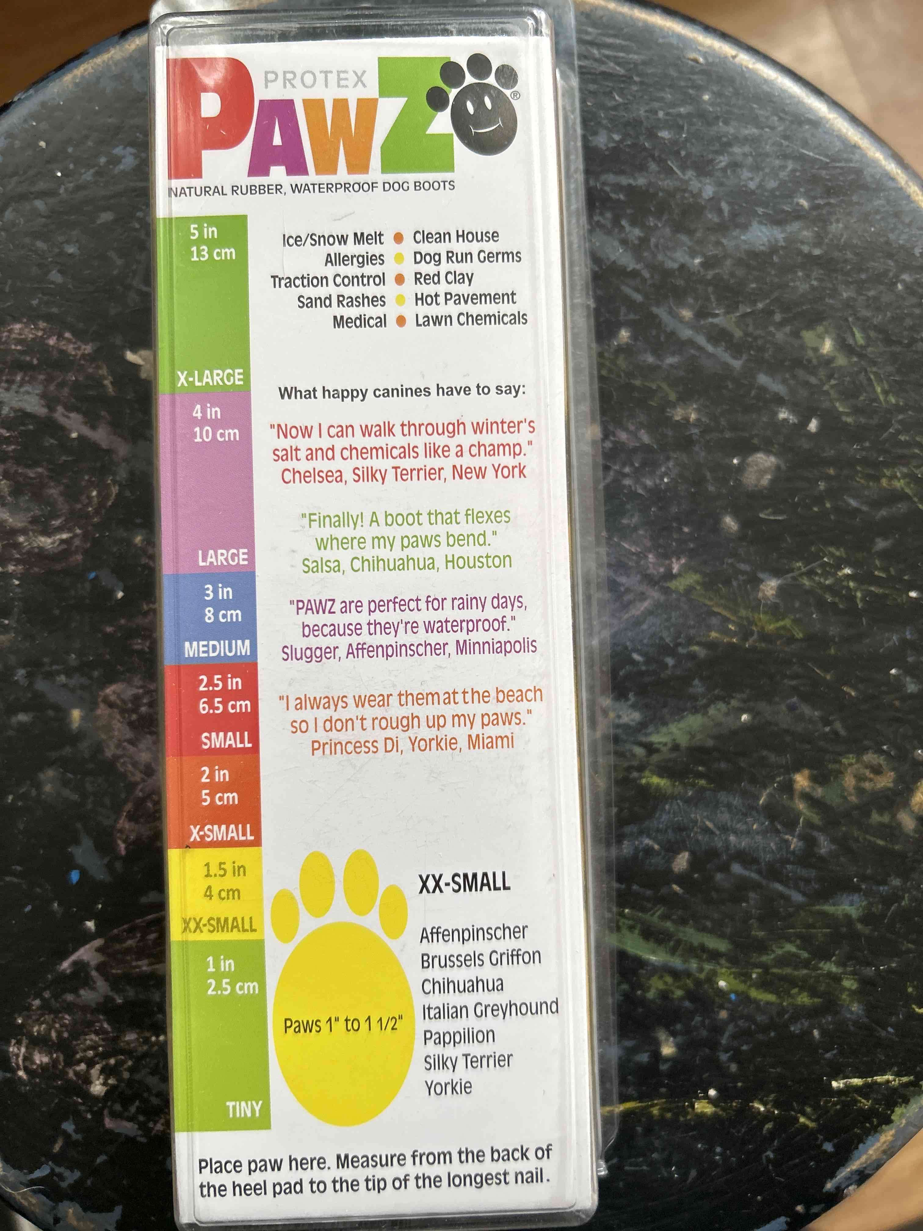 Botines de goma para perro XXS - miniatura 2