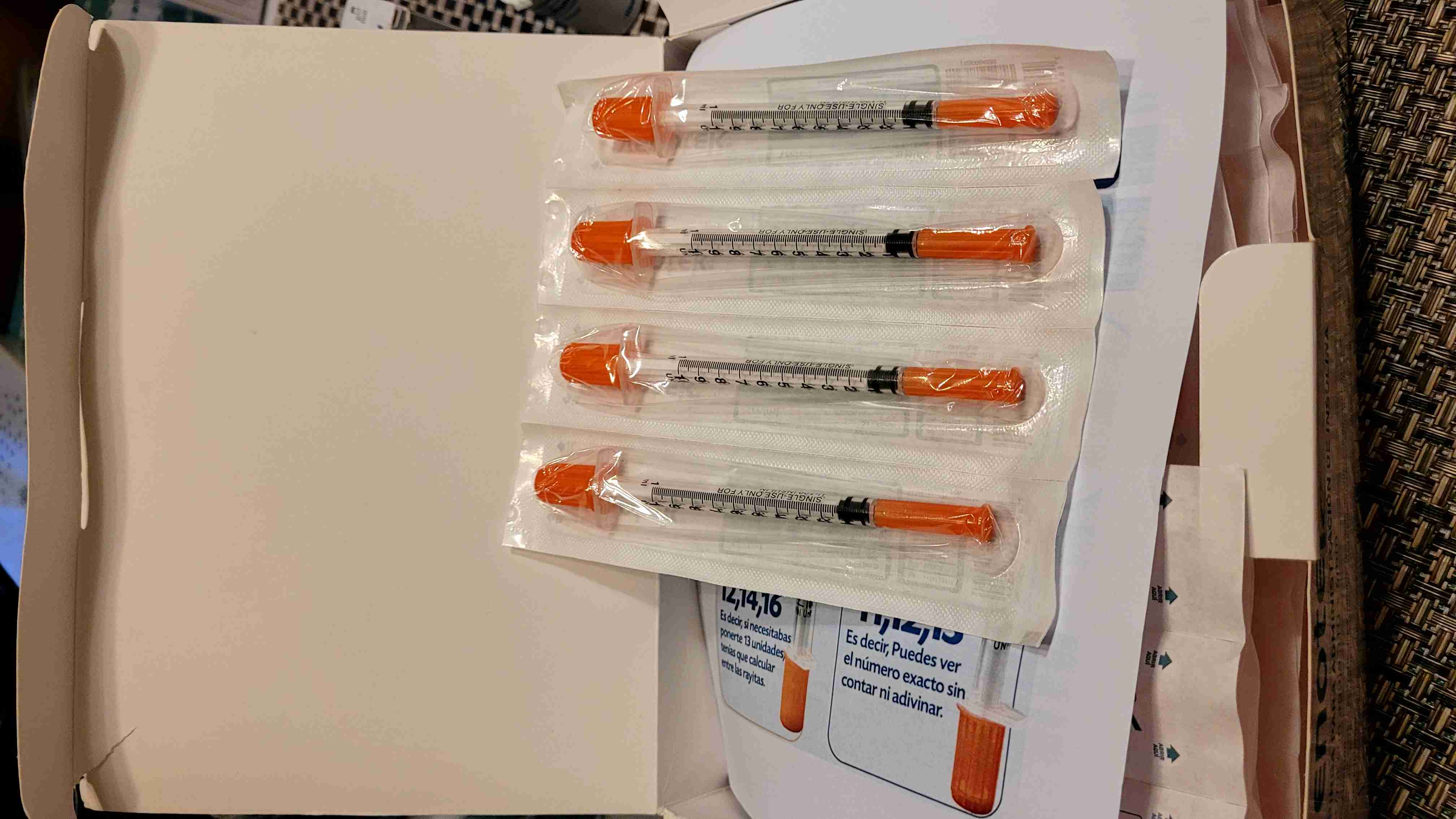 Jeringas Insulina Venotek 119 unides - miniatura 2