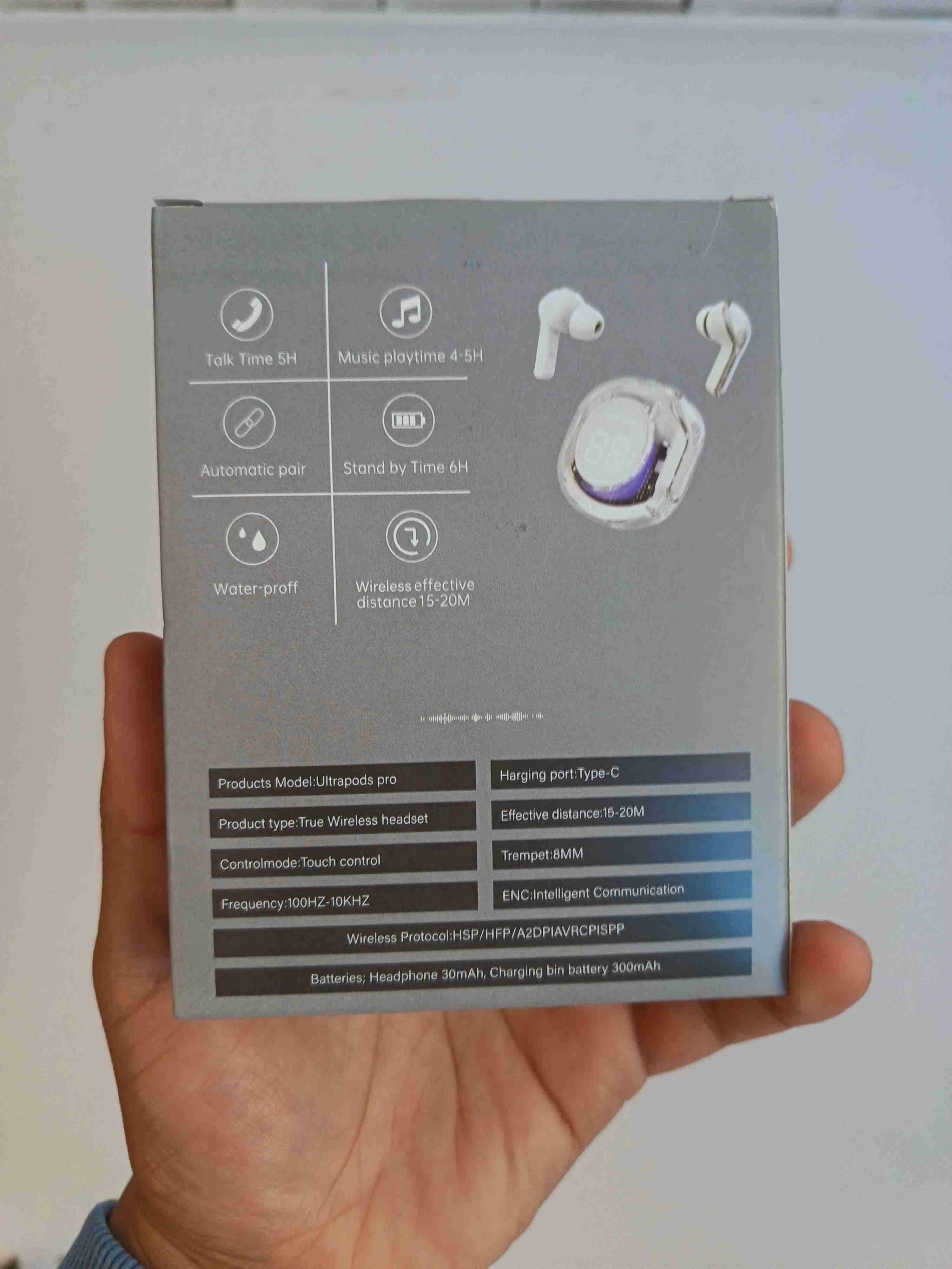 Audífonos inalambricos blancos baratos - miniatura 4