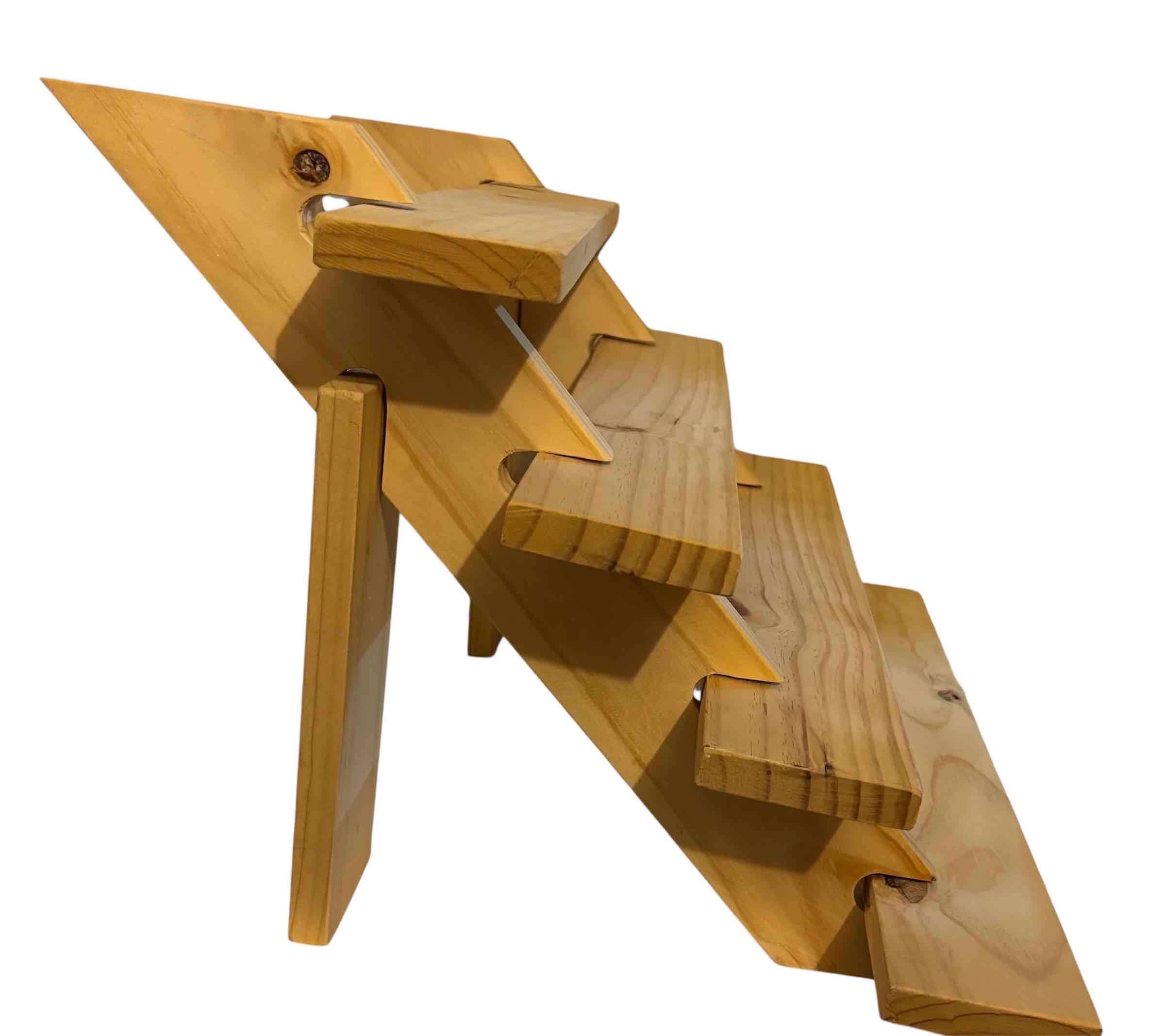 Exhibidor de madera desmontable cuatro niveles - miniatura 2