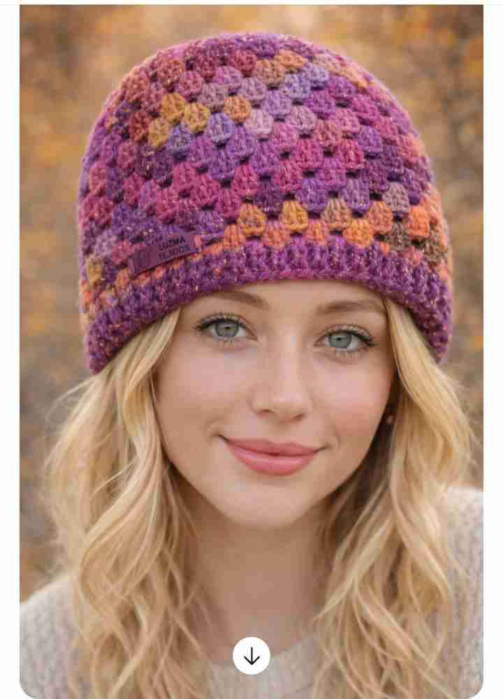 Gorro tejido multicolor - miniatura 4