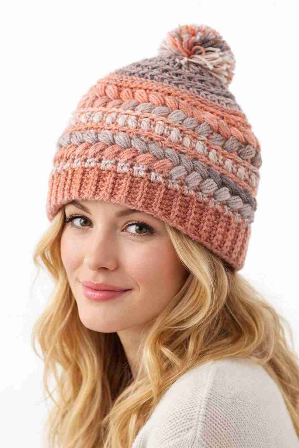 Gorro tejido multicolor - miniatura 3