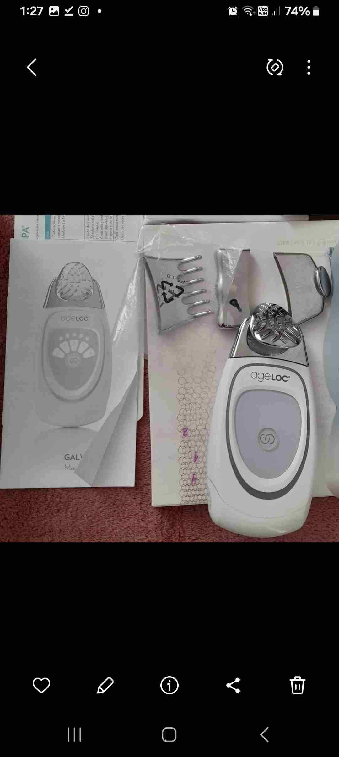 Dispositivo ageLOC Galvanic Spa