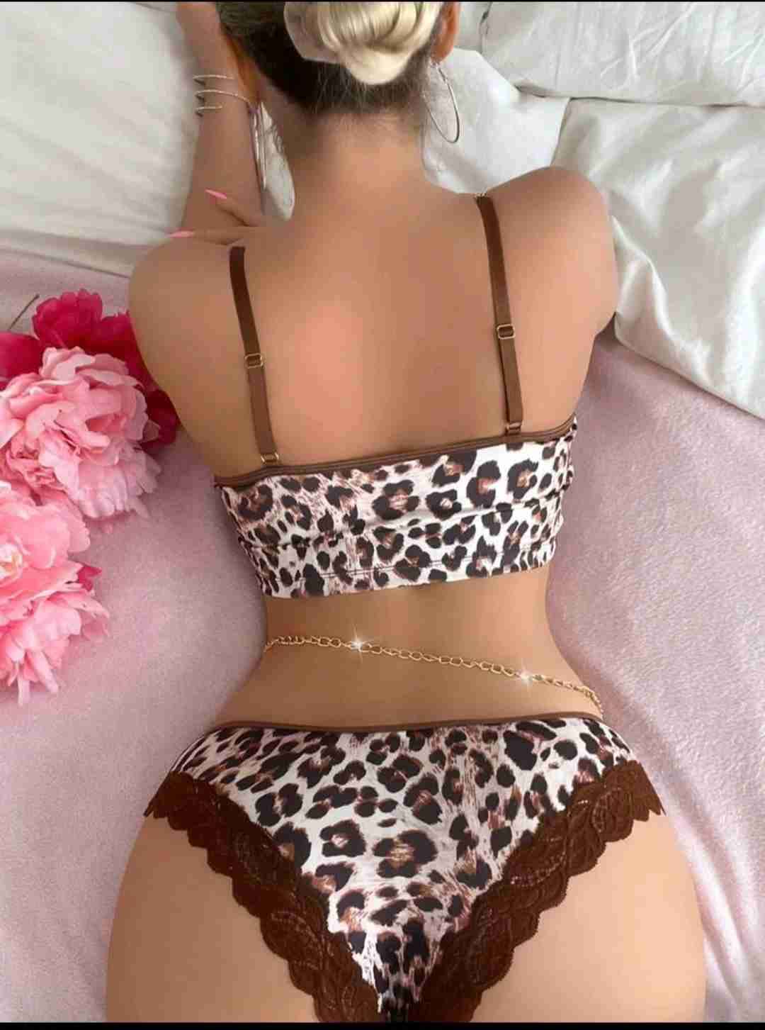 Conjunto lencería animal print - miniatura 2