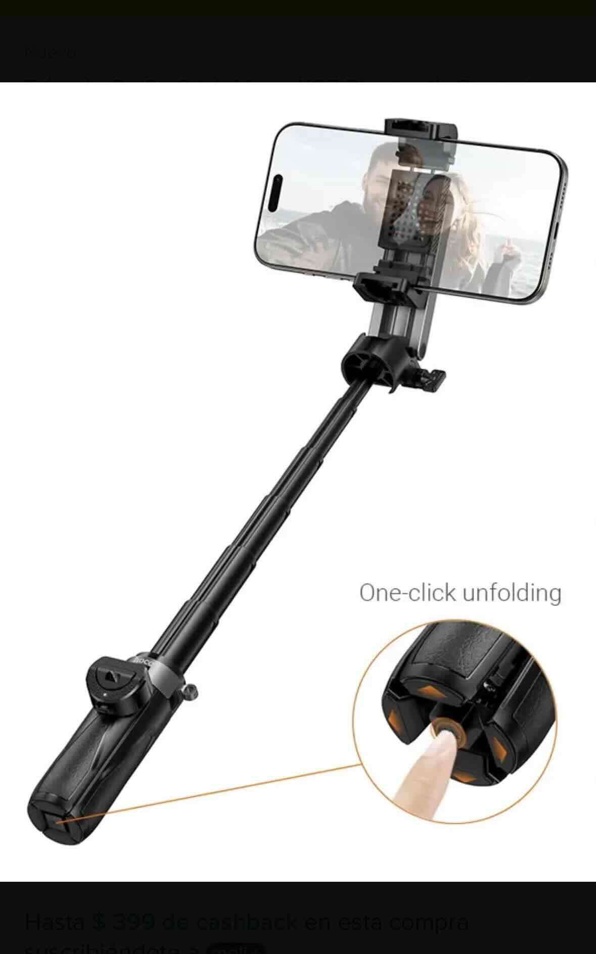 Trípode plegable portátil Hoco - miniatura 4