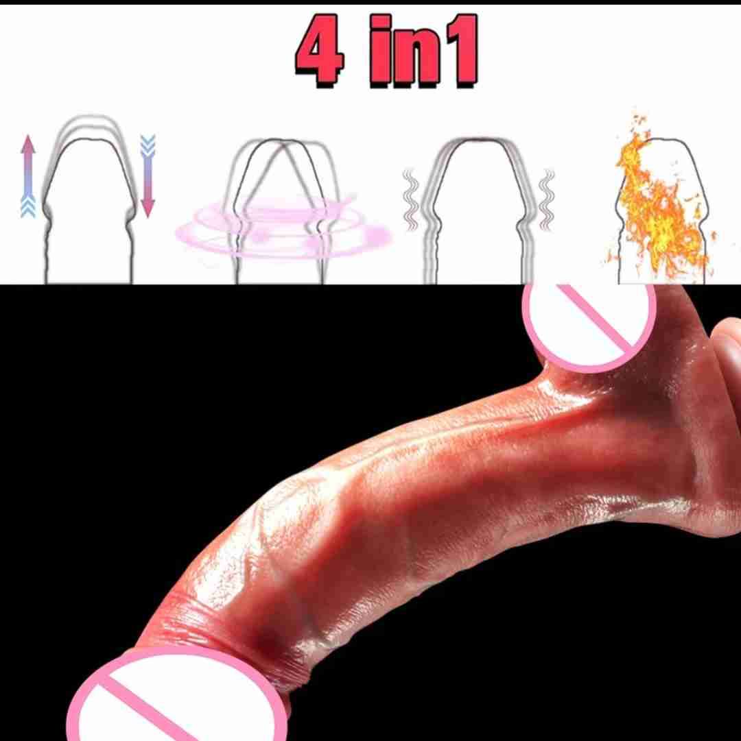 Dildo con vibración y control - miniatura 4