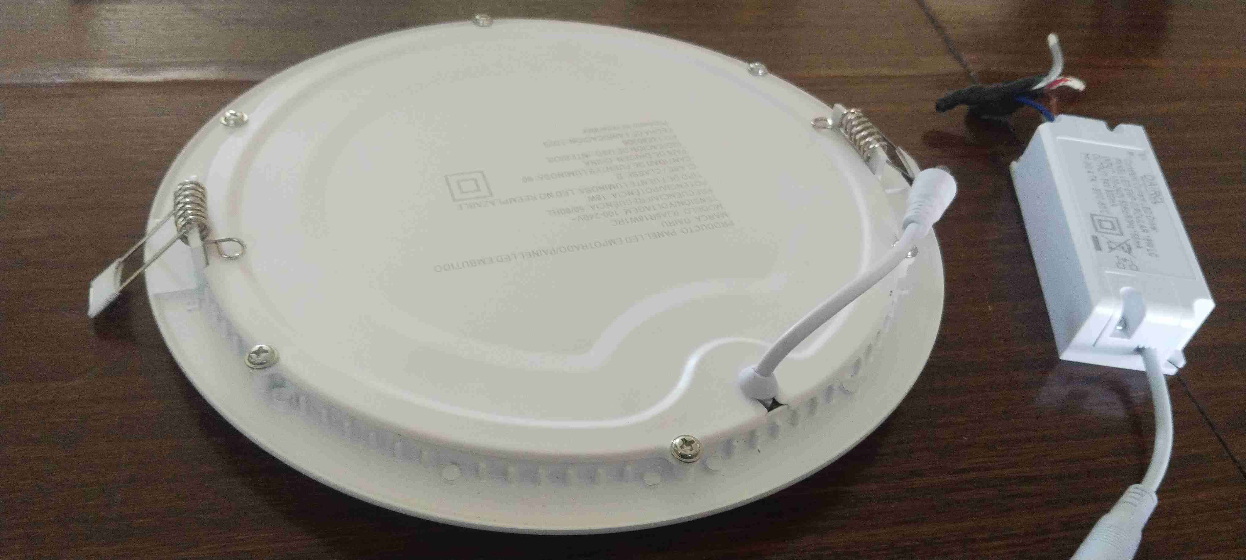 Panel LED empotrado Dairo blanco - miniatura 3