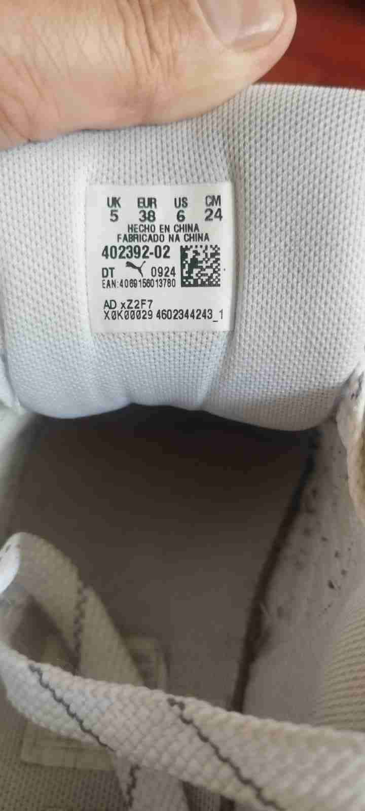 Zapatillas blancas Puma talla 38 - miniatura 2