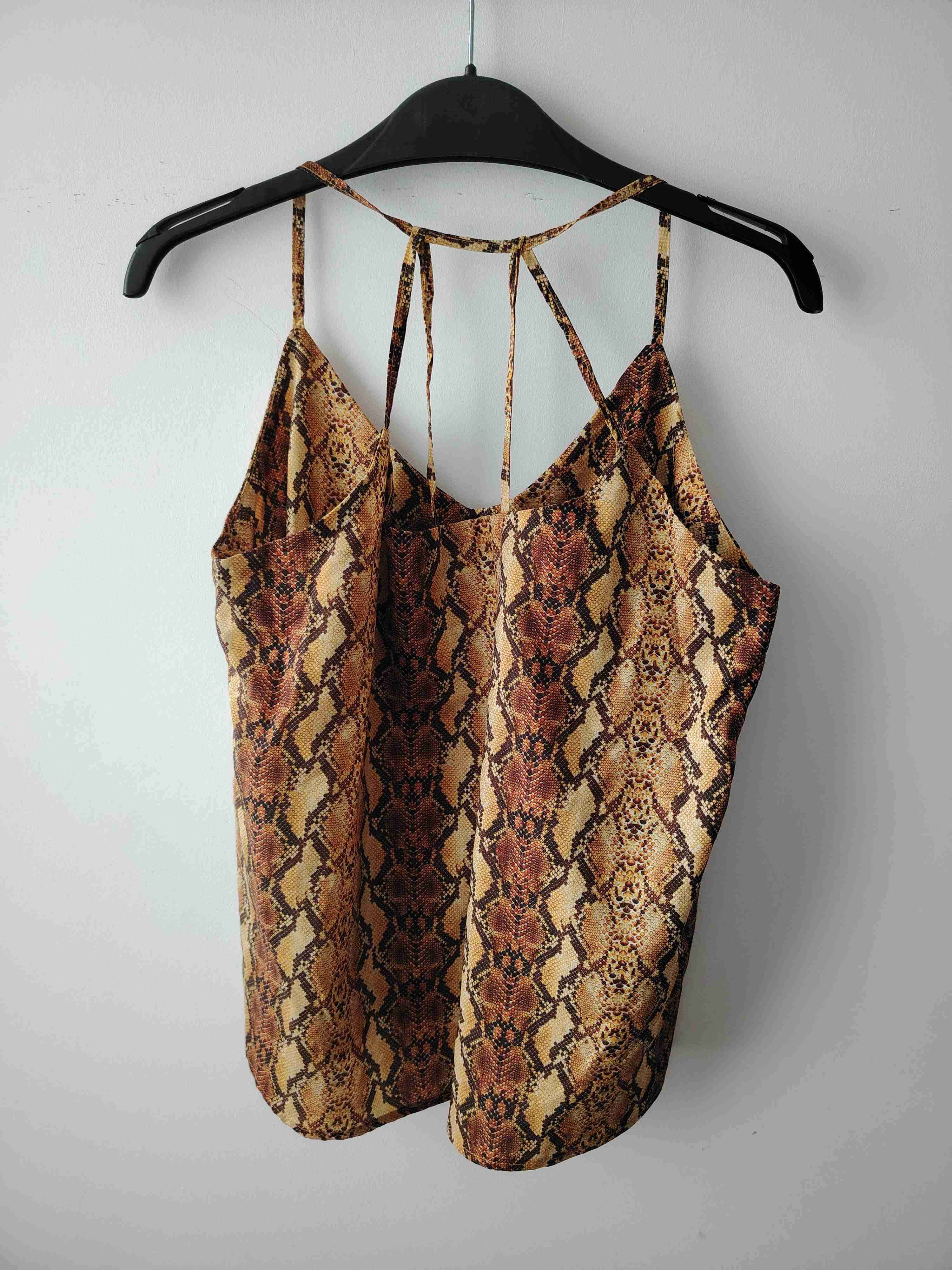 Polera Fiorucci sin mangas estampado serpiente - miniatura 4