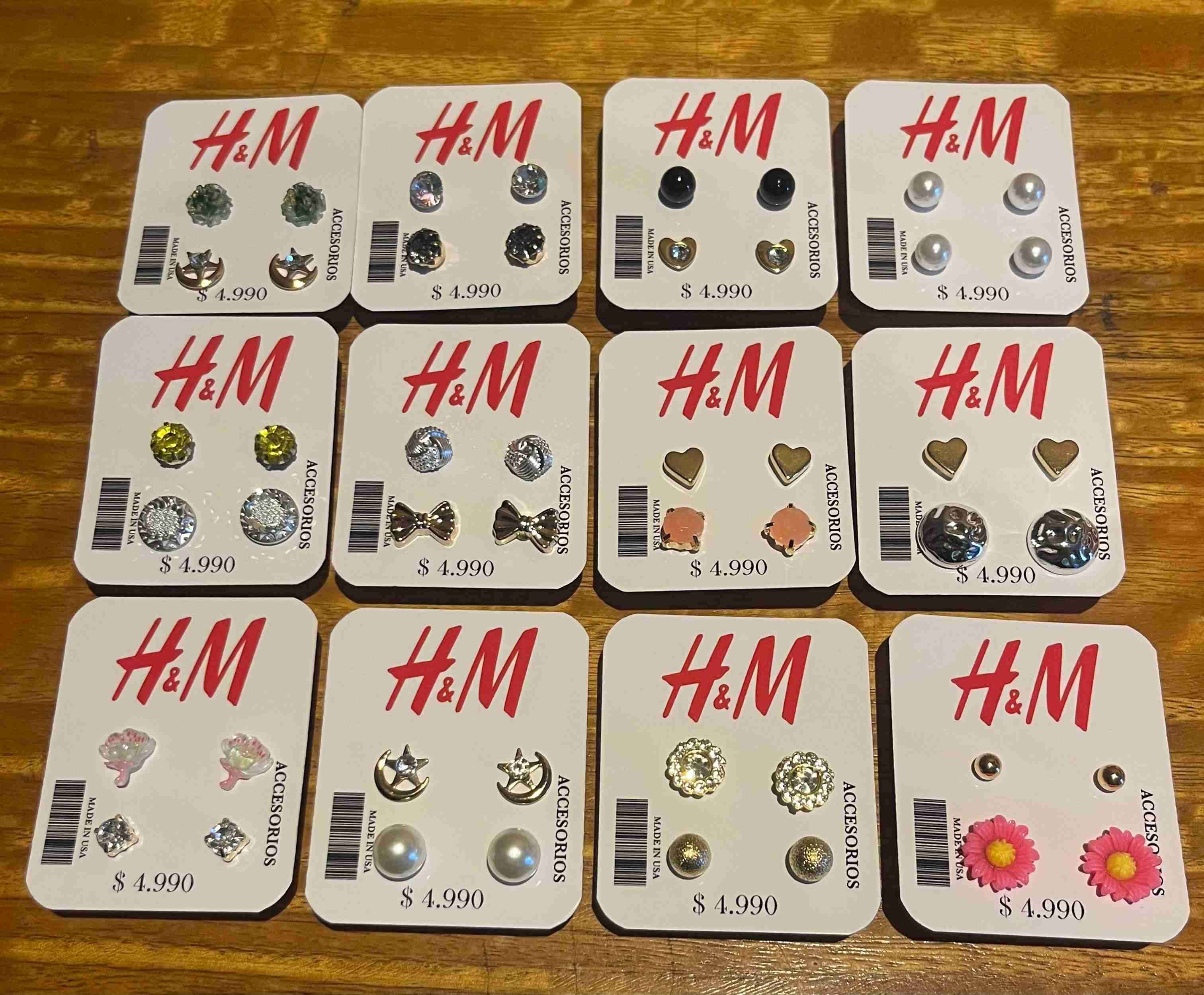 Set de aros H&M variados - miniatura 3