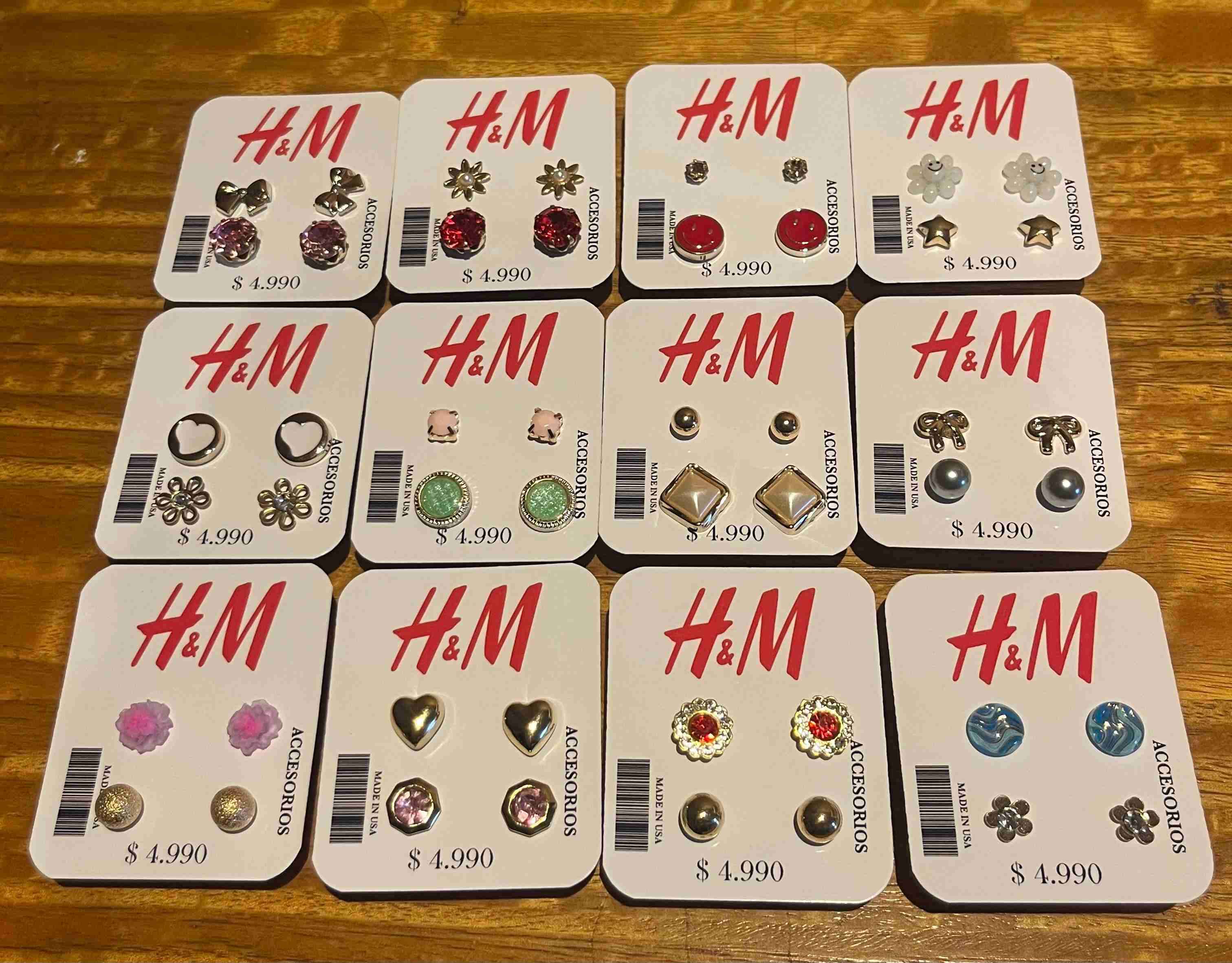 Set de aros H&M variados - miniatura 4