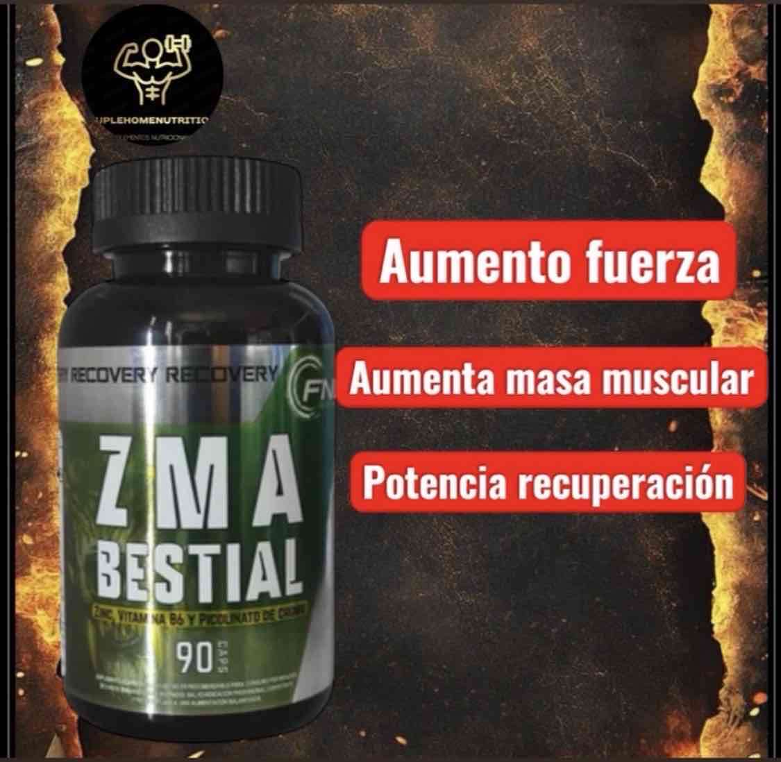 Suplemento ZMA Bestial 90 cápsulas