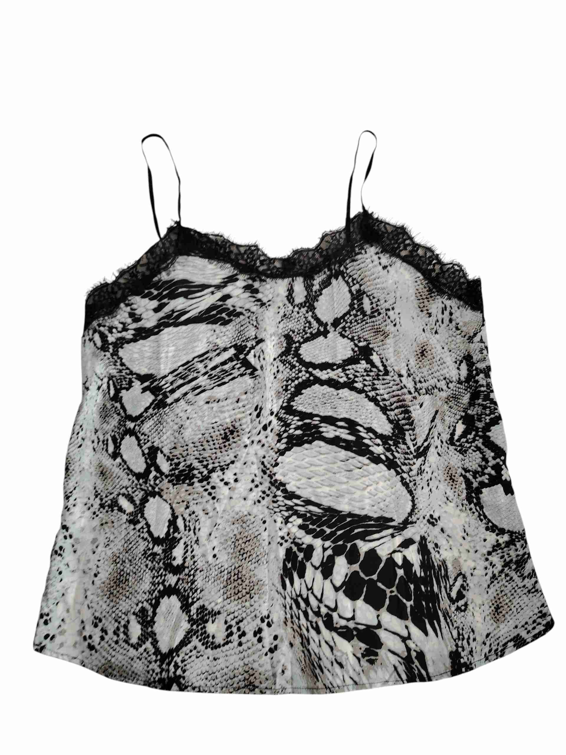 Blusa tirantes estampado animal - miniatura 2