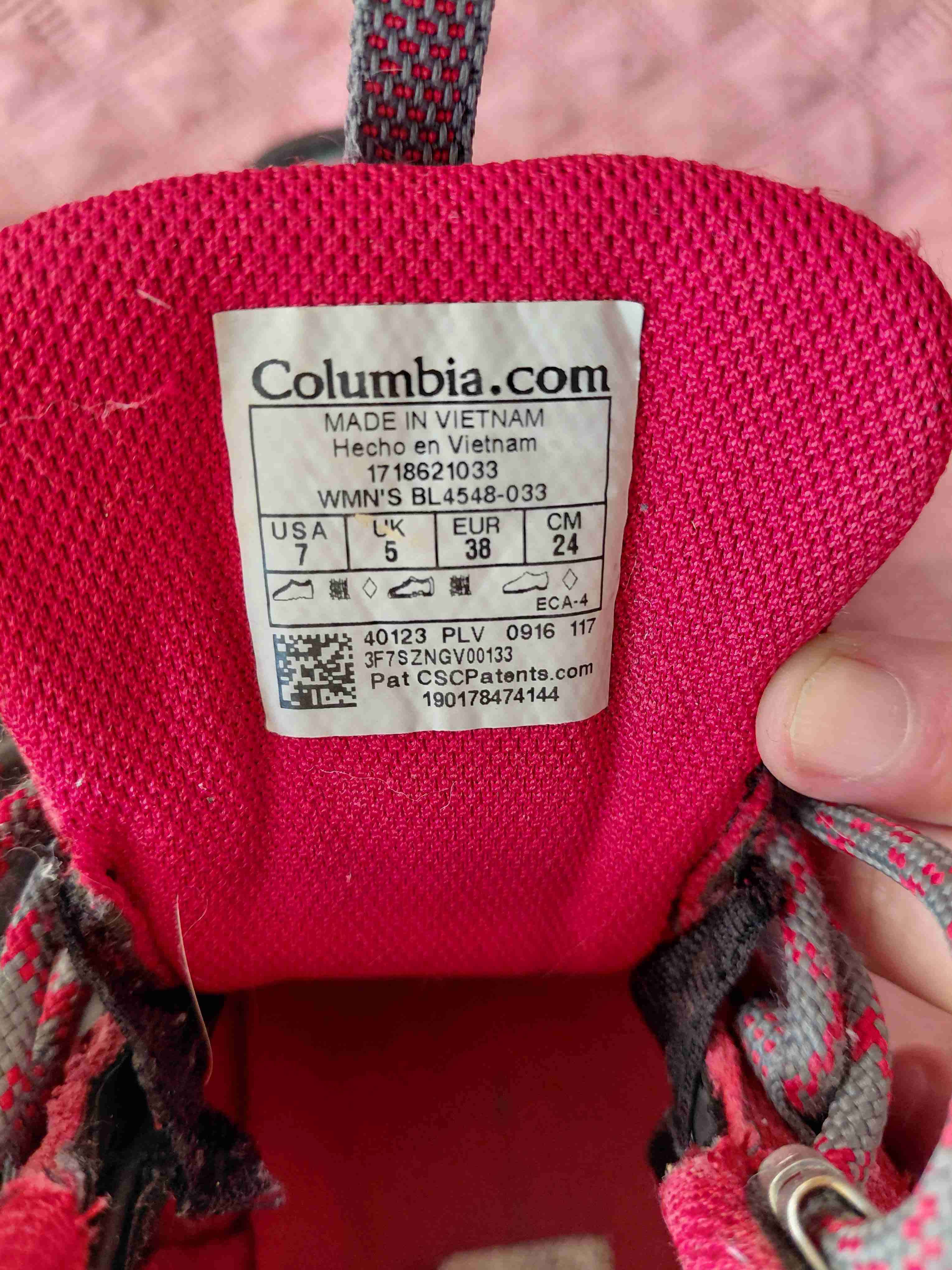 Zapatillas de trekking gris y rojo - miniatura 3