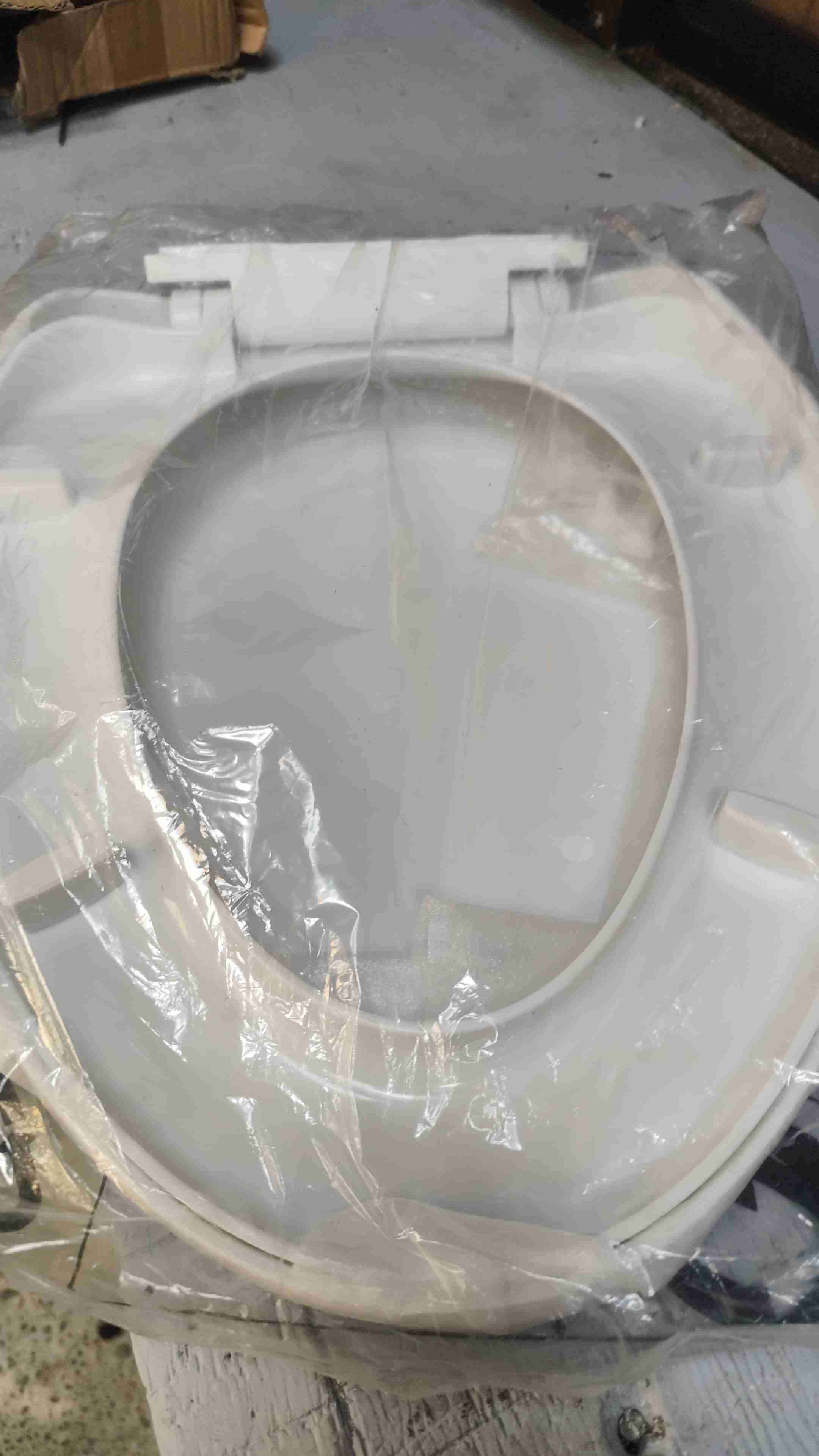 Asiento de inodoro blanco - miniatura 2