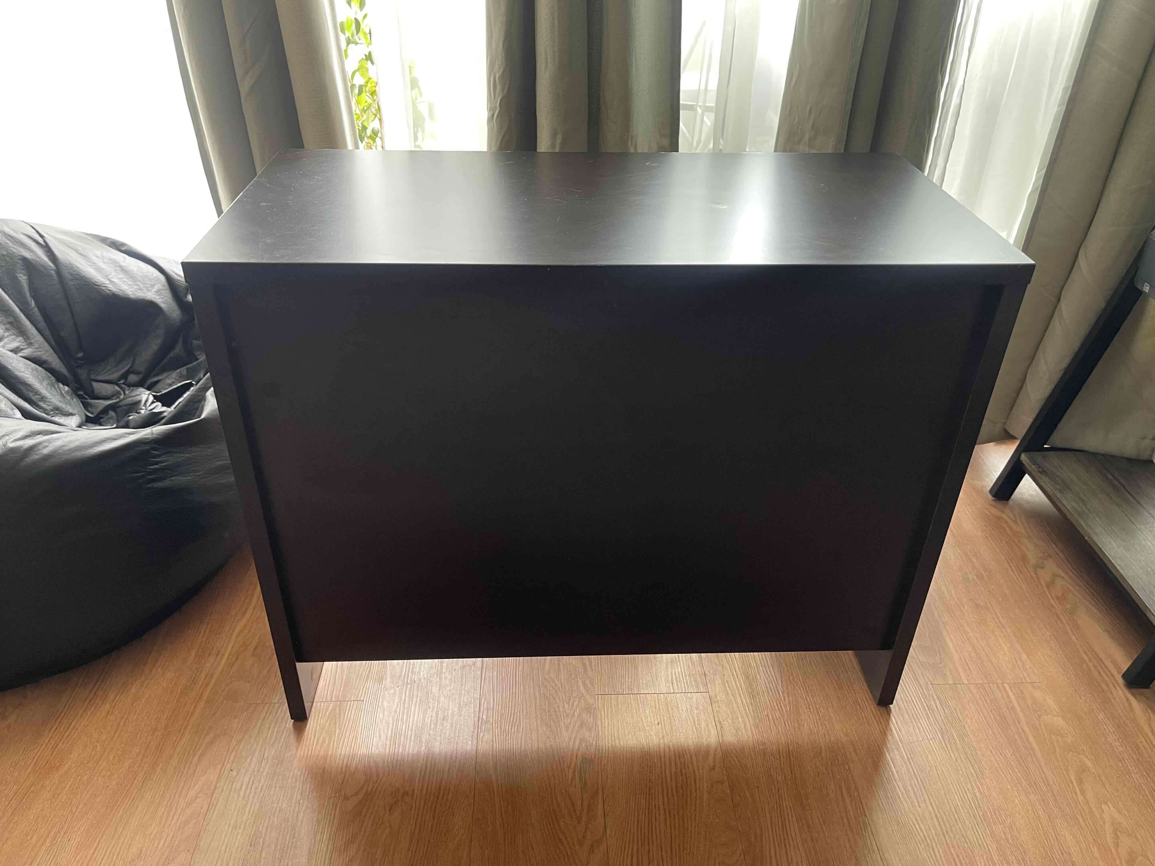 Escritorio negro compacto - miniatura 3