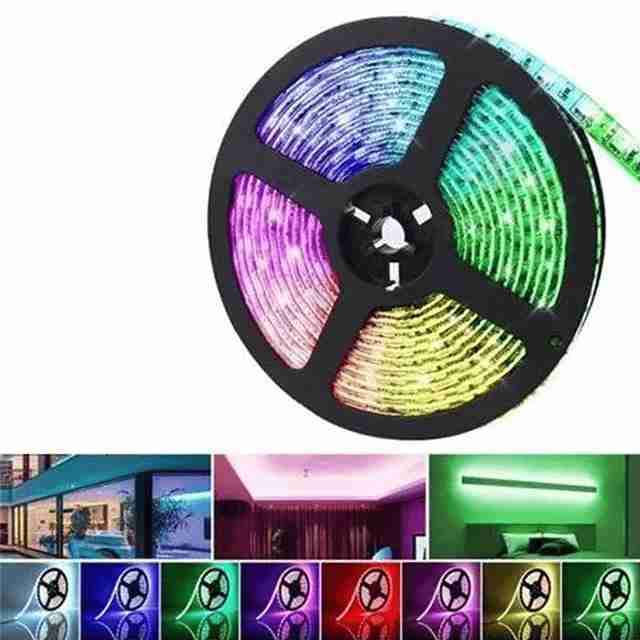 Tira LED RGB multicolor con control pro