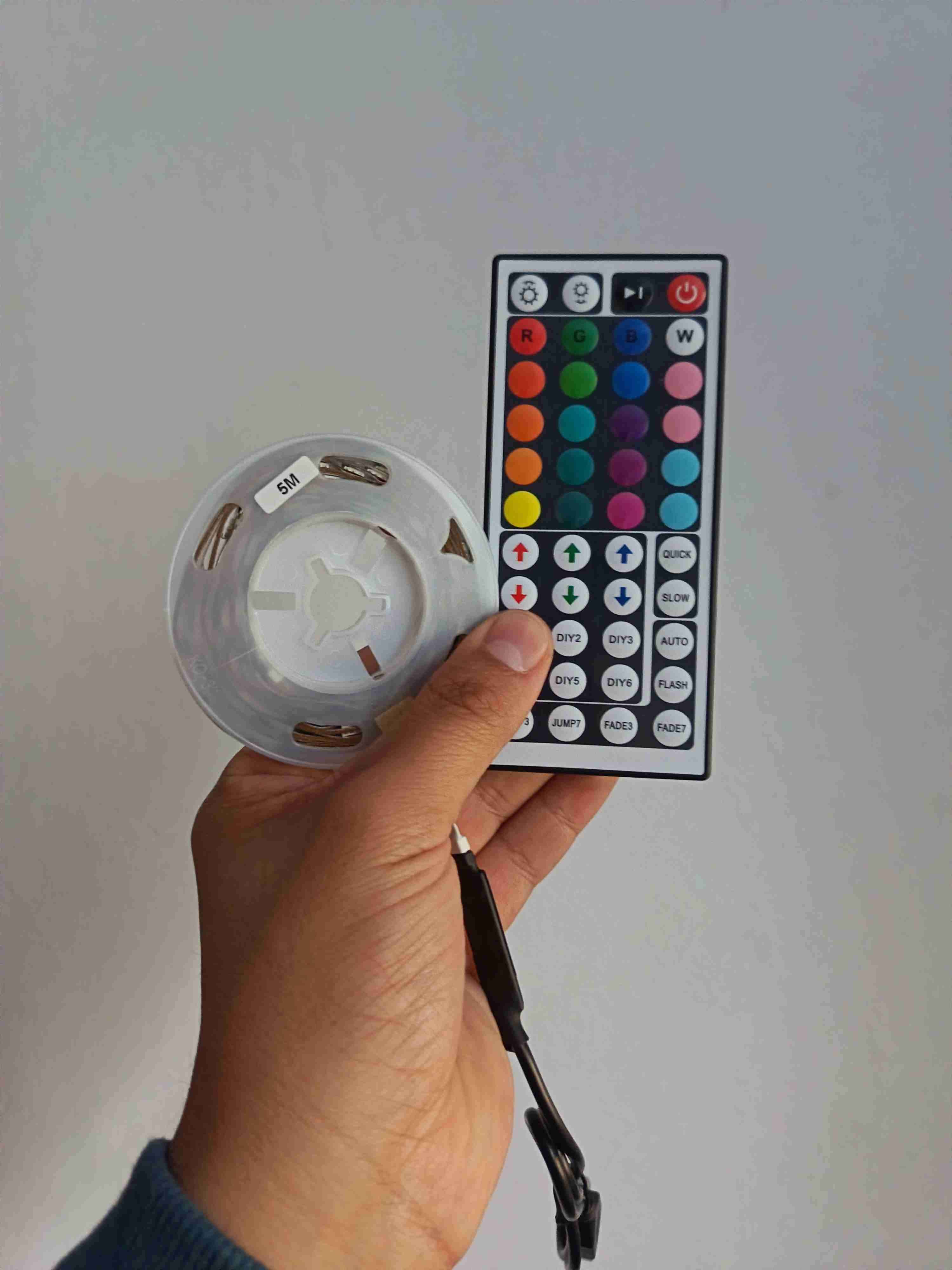 Tira LED RGB multicolor con control pro - miniatura 2