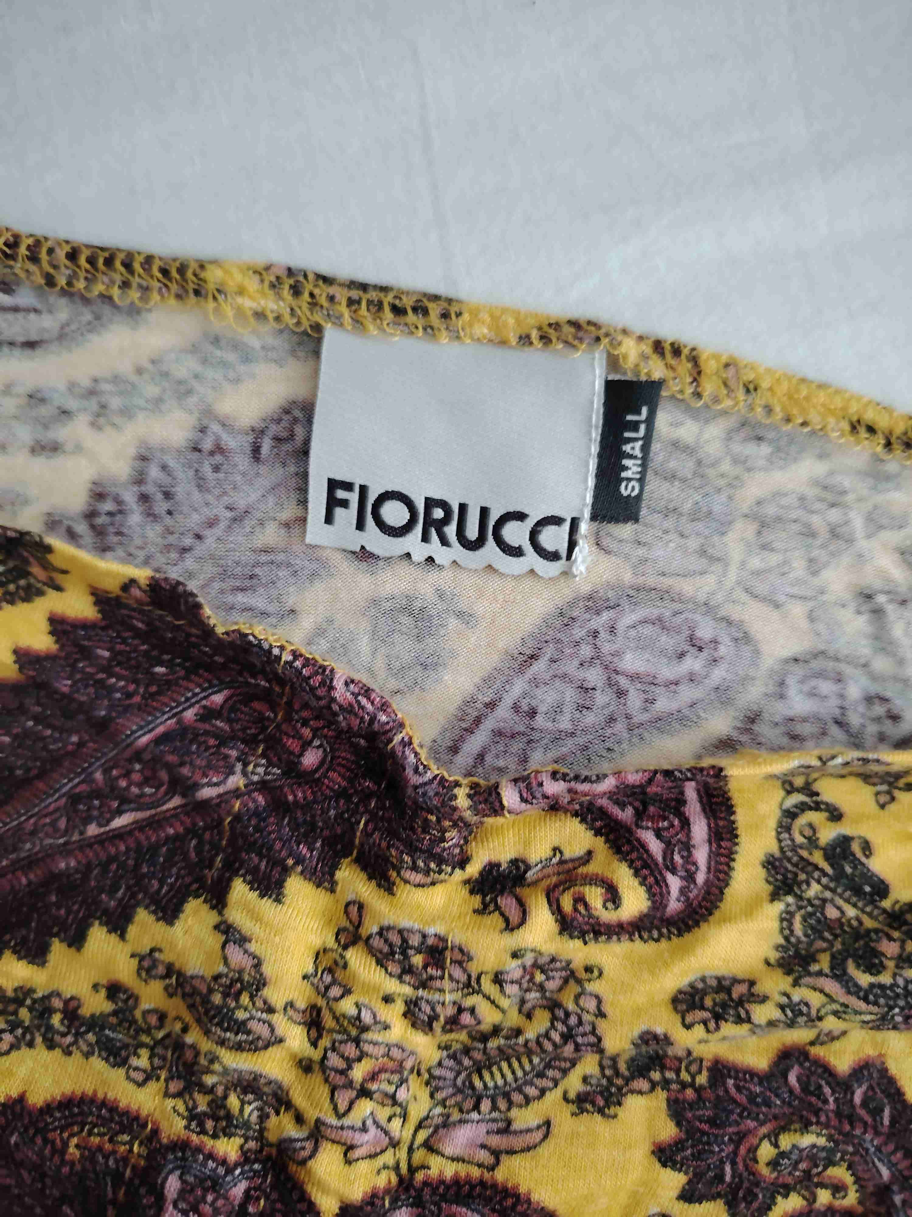 Top Fiorucci amarillo con estampado - miniatura 5