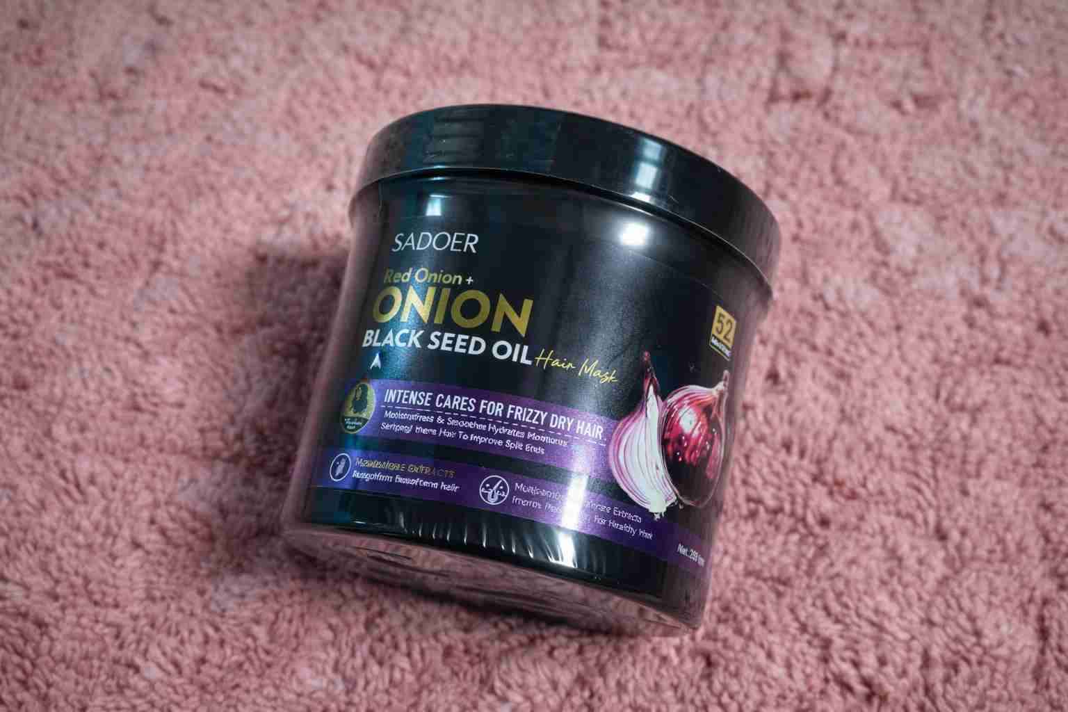 Mascarilla capilar Sadoer cebolla negra