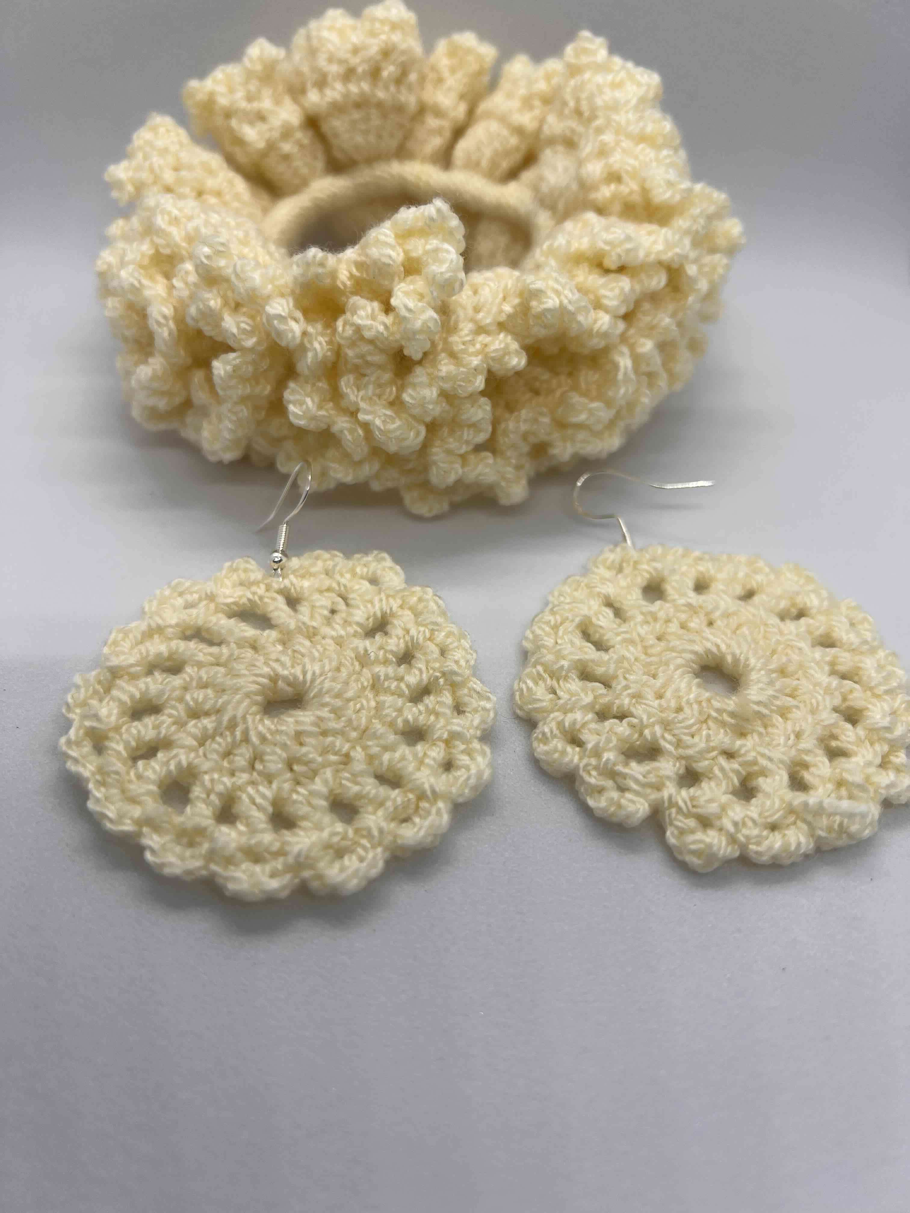 Set de accesorios tejidos a crochet