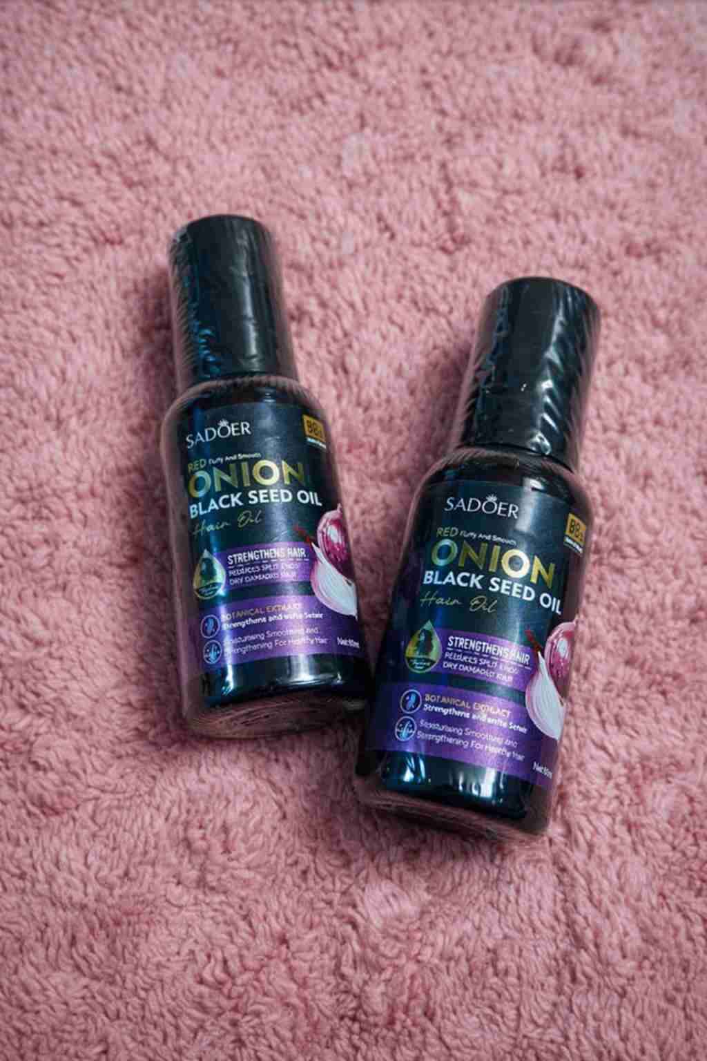 Aceite de cebolla para cabello