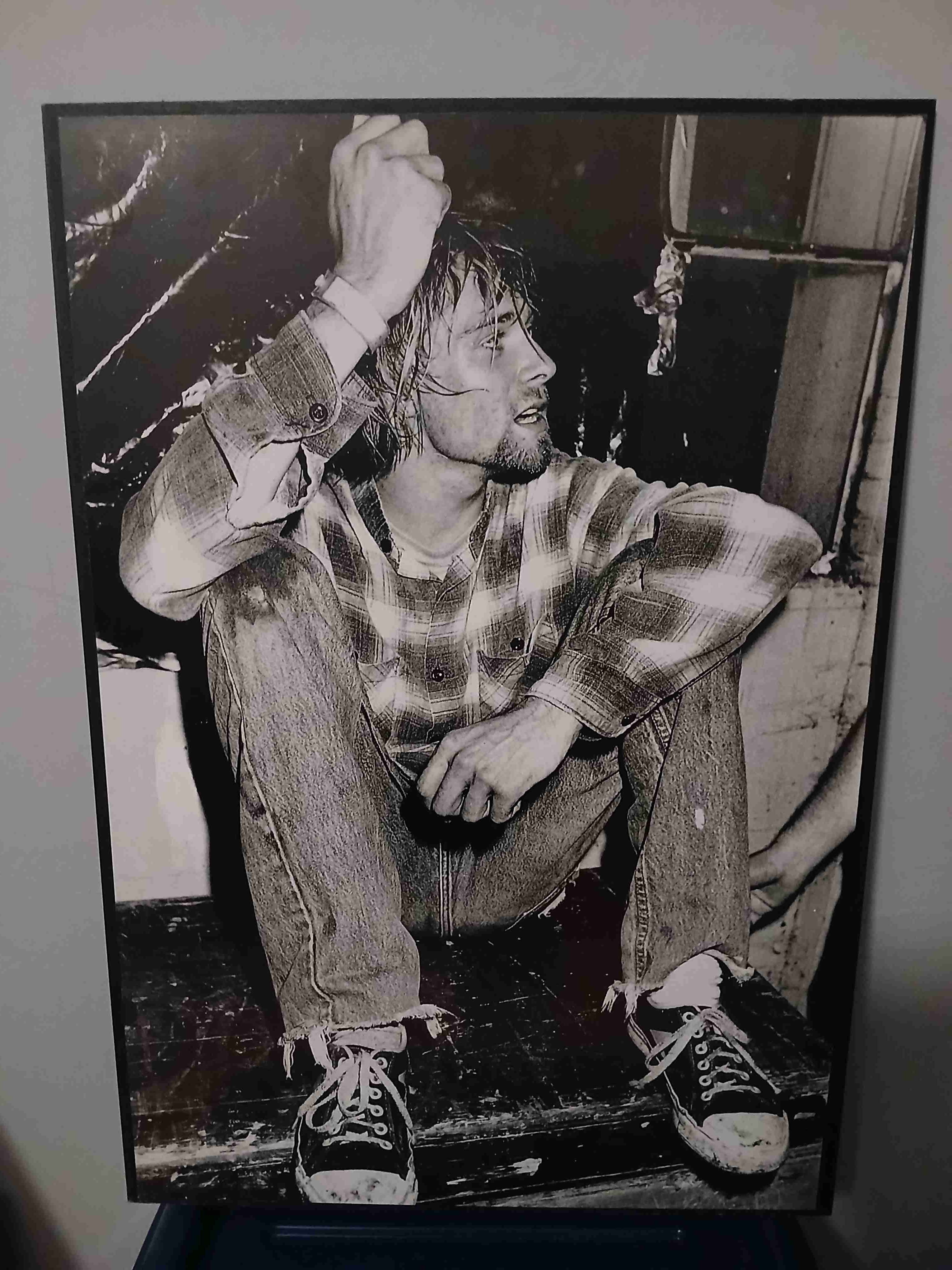 Poster Nirvana en blanco y negro - miniatura 2