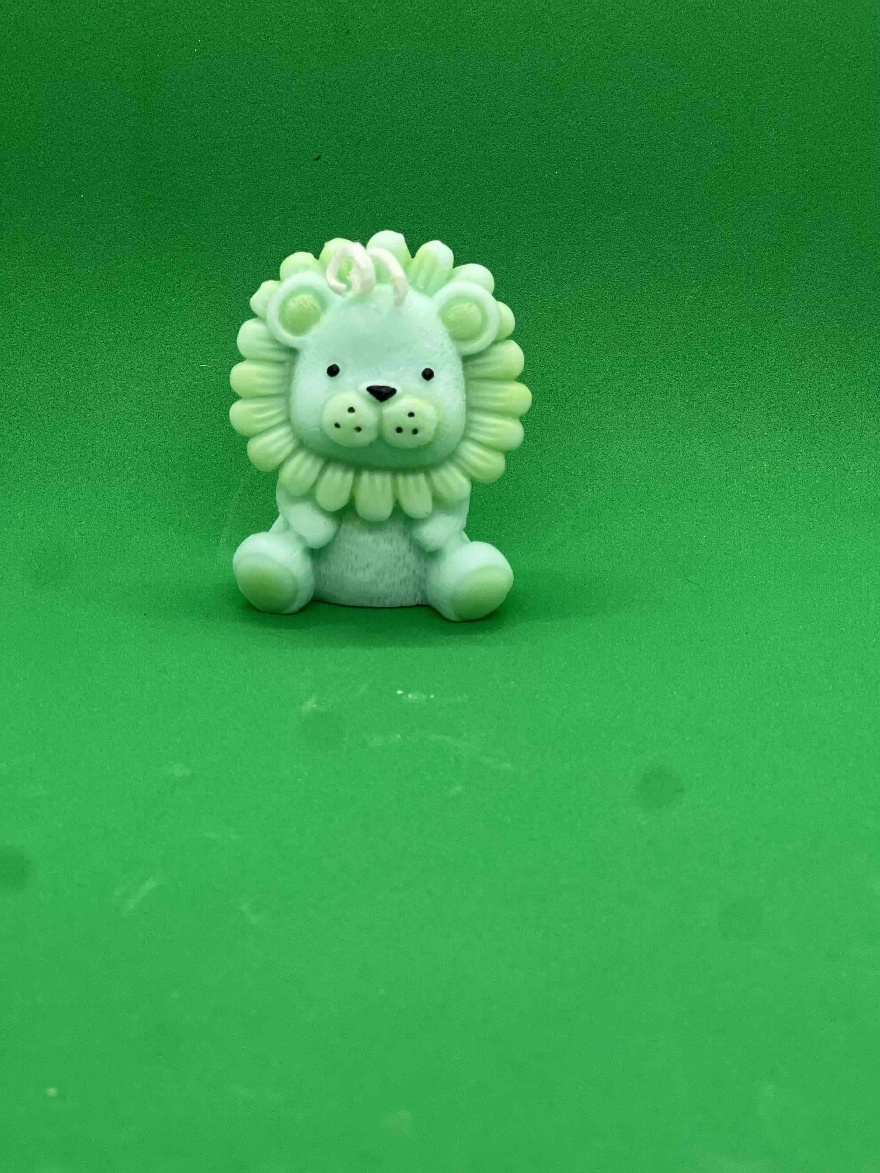 Velas de león verde pastel o el color que elijas - miniatura 4