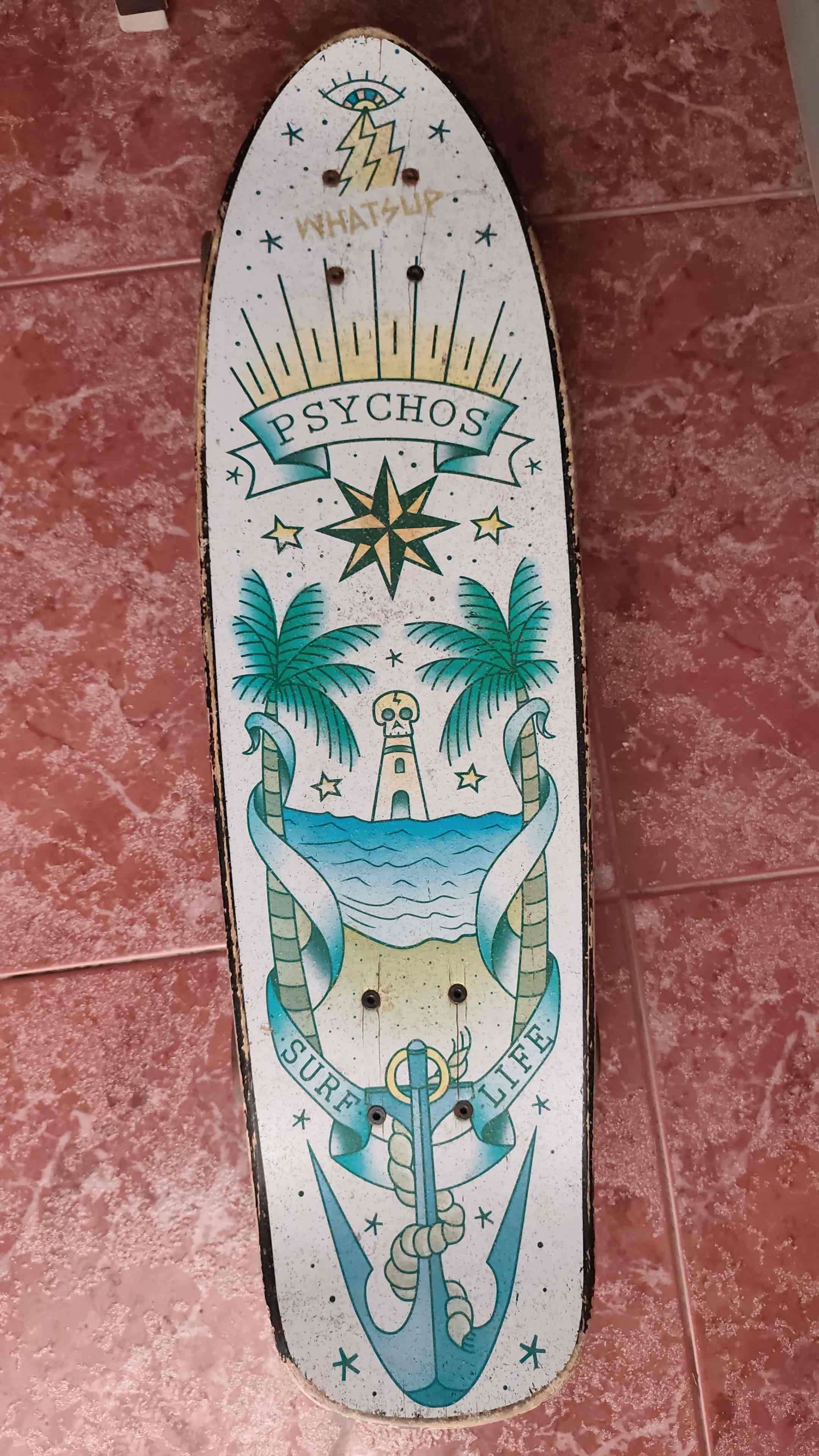 Tabla de skate decorativa