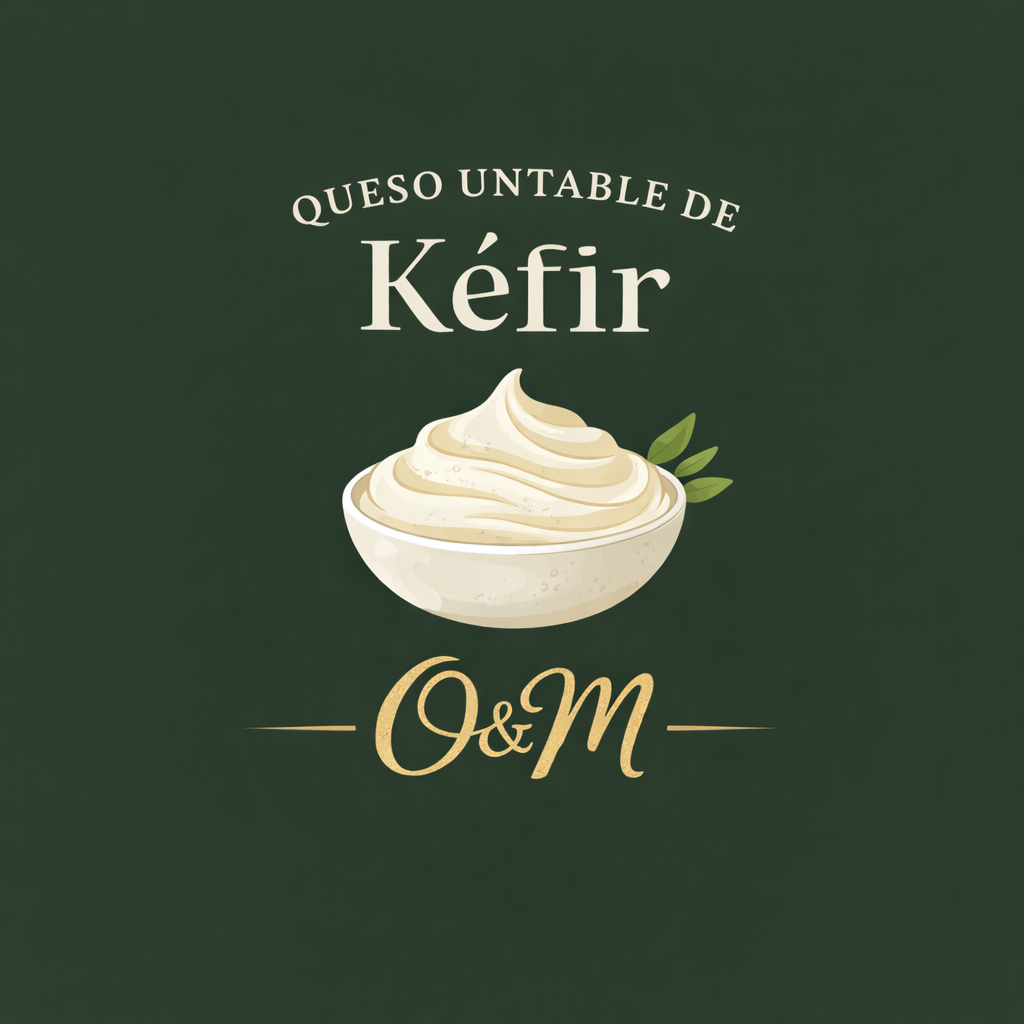 Queso untable de kéfir