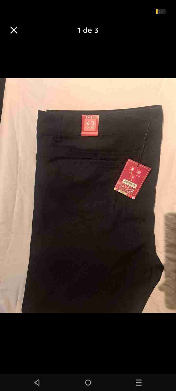 Pantalones negros talla 52 y 54 nuevos