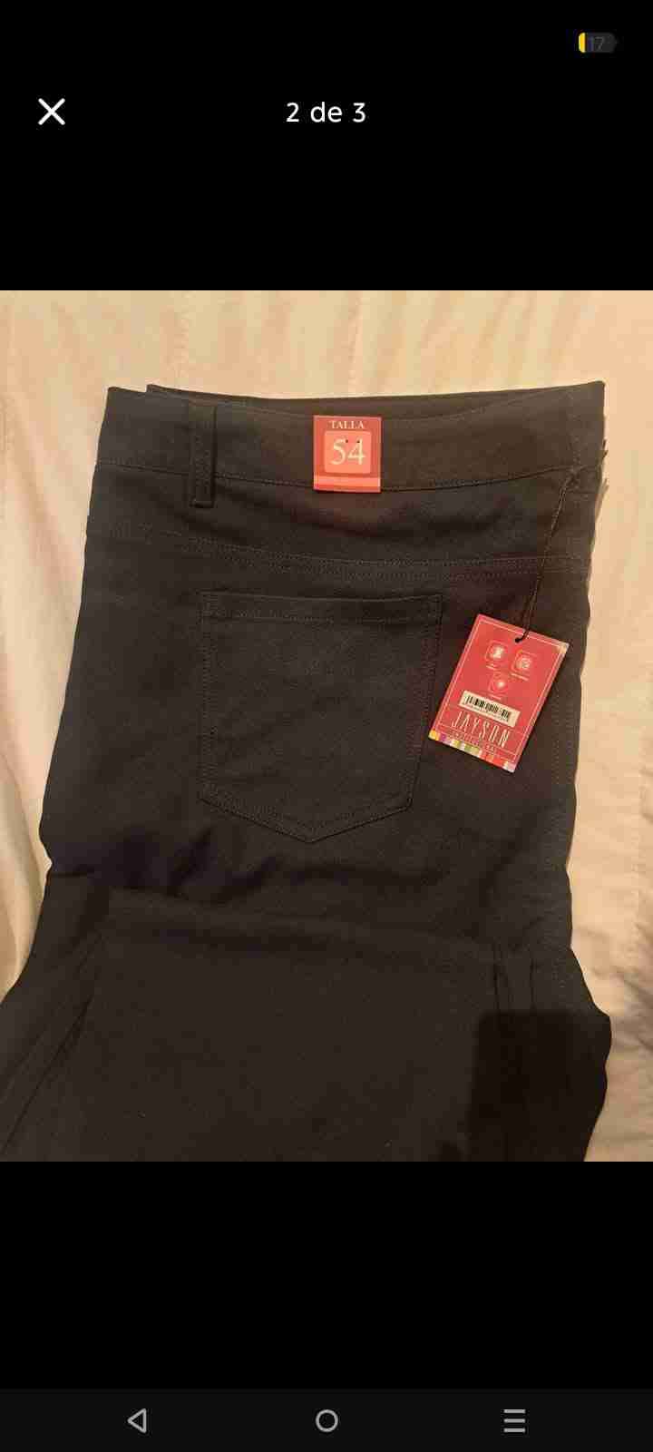 Pantalones negros talla 52 y 54 nuevos - miniatura 2