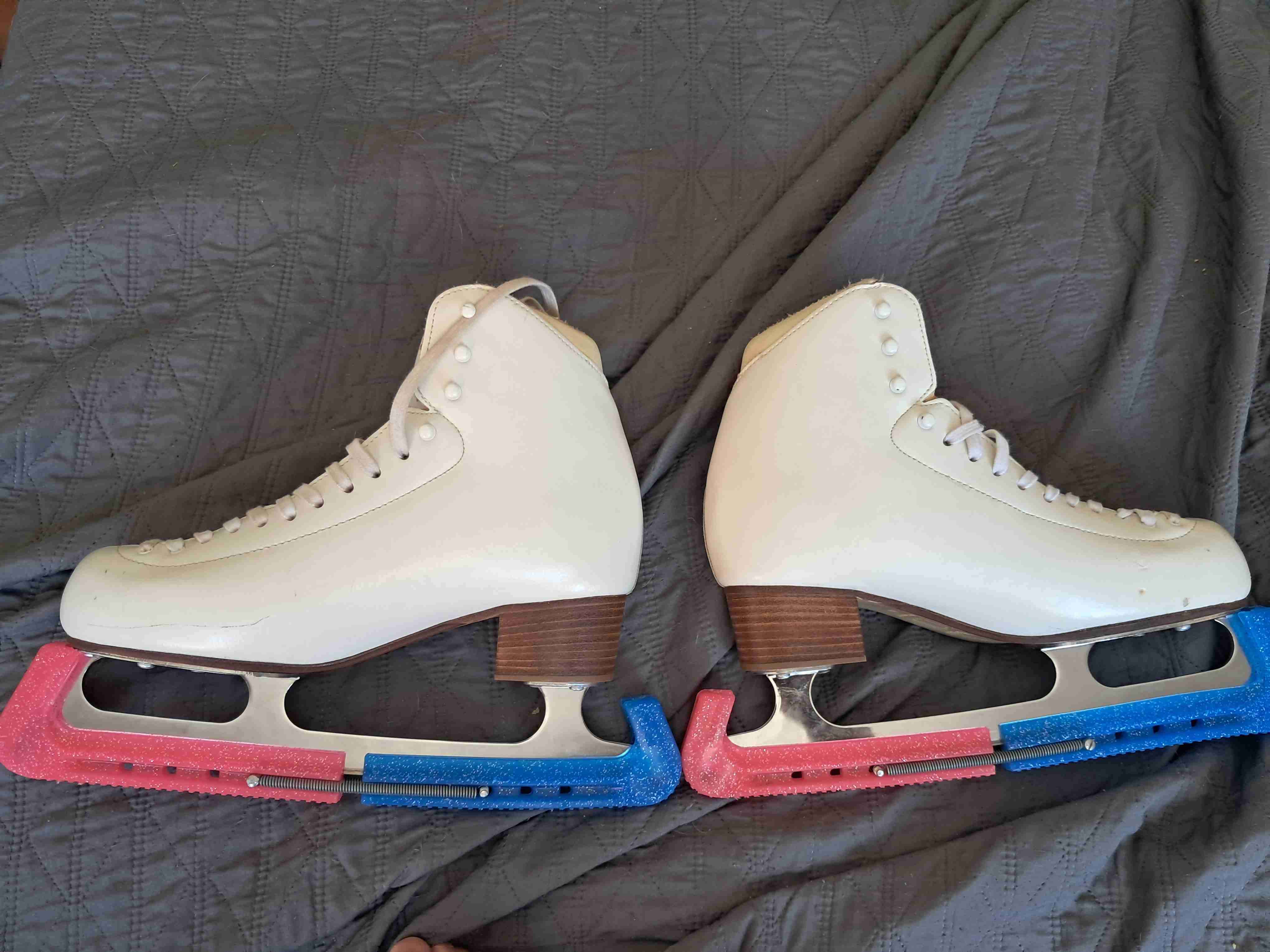 Botines de patinaje artísitico blancos - miniatura 2