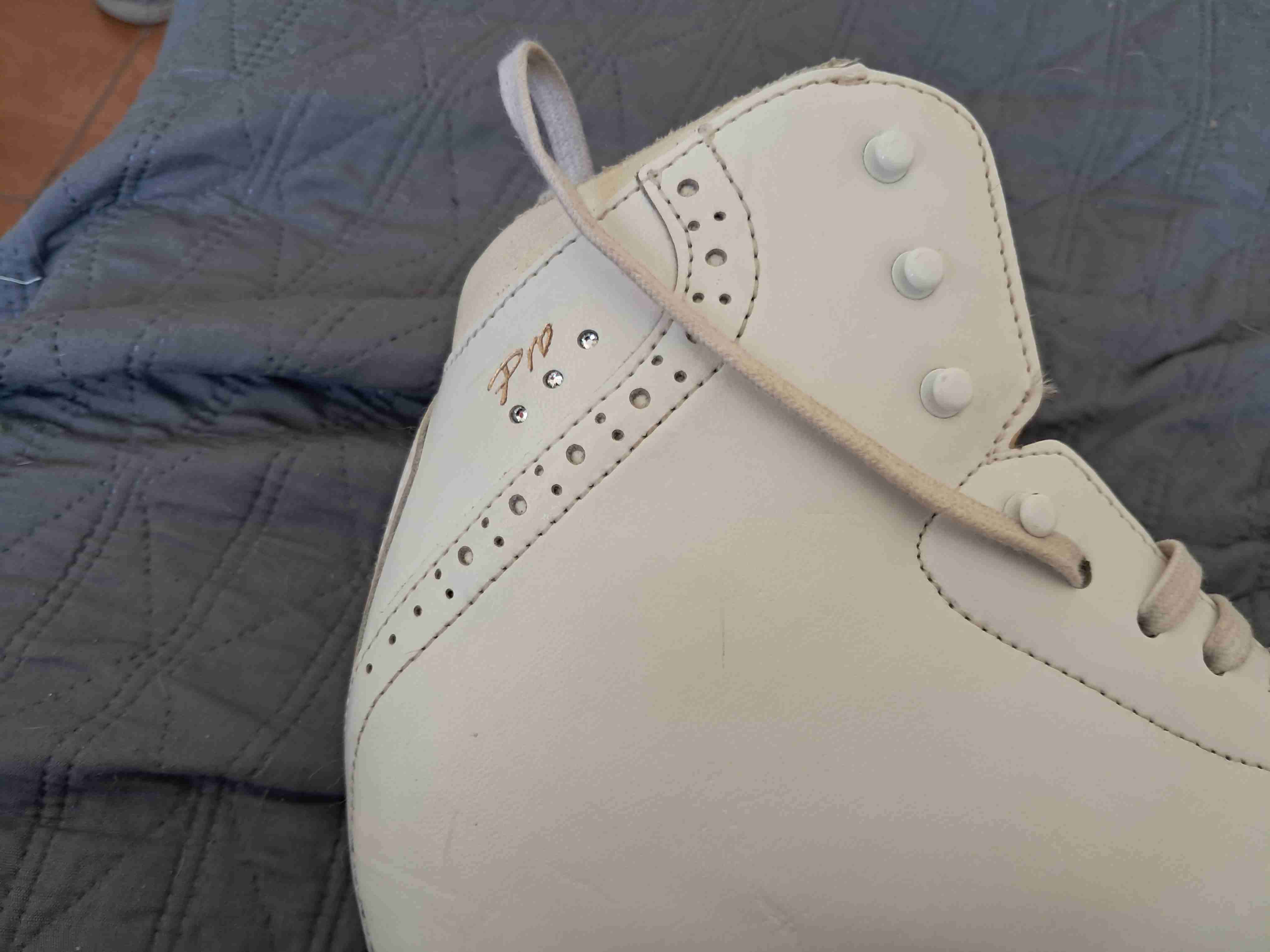 Botines de patinaje artísitico blancos - miniatura 6