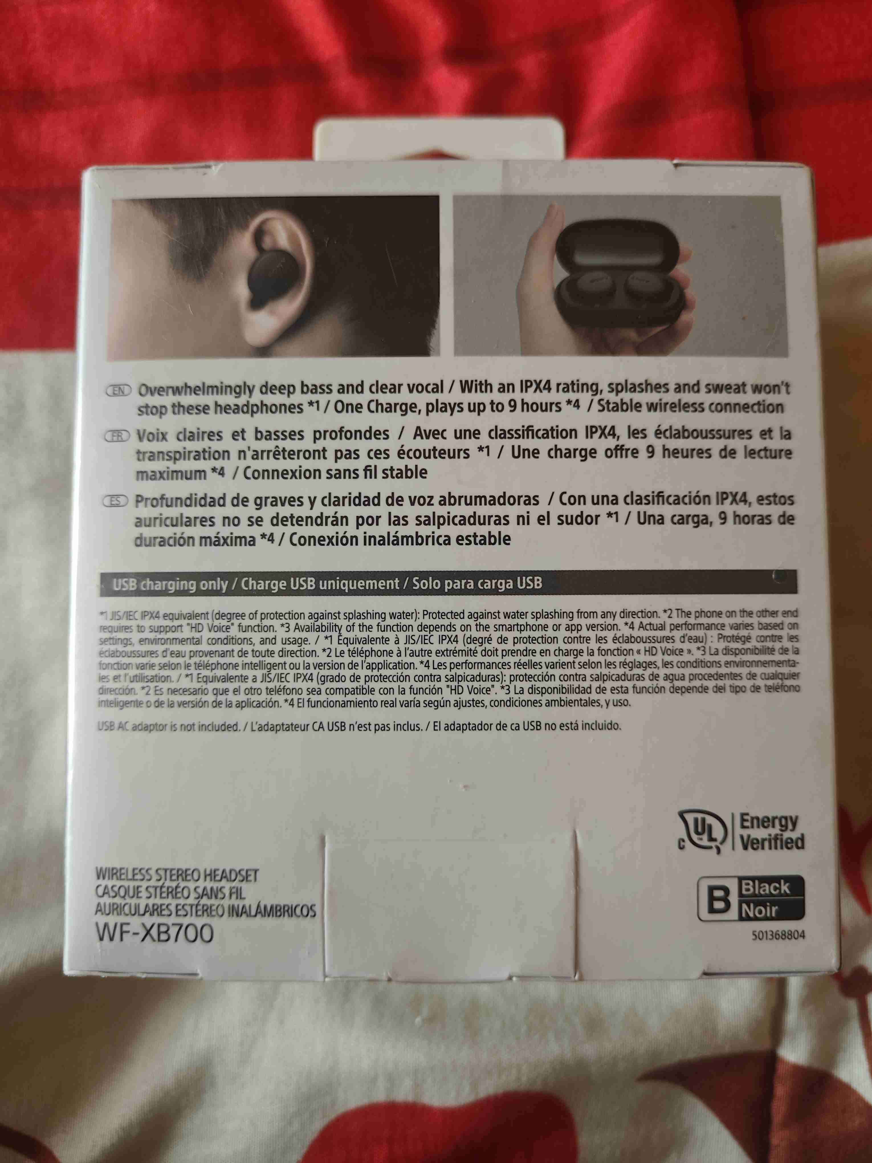 Auriculares inalámbricos Sony WF-XB700 - miniatura 2