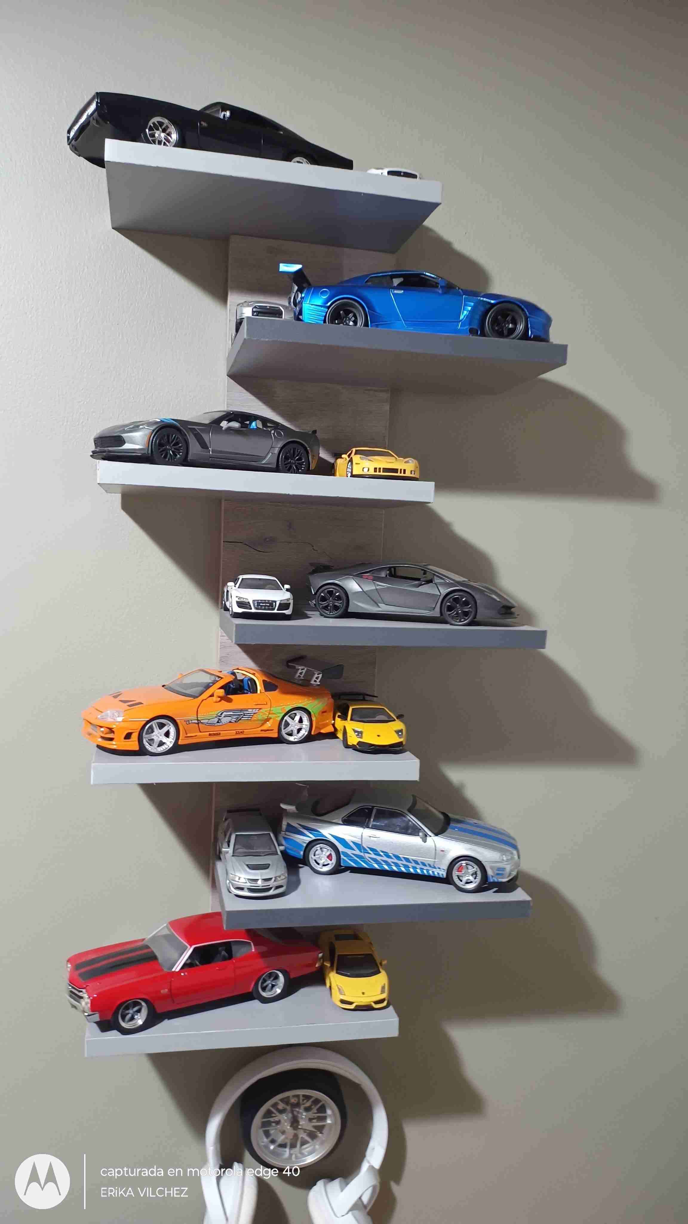 Repisa pared madera