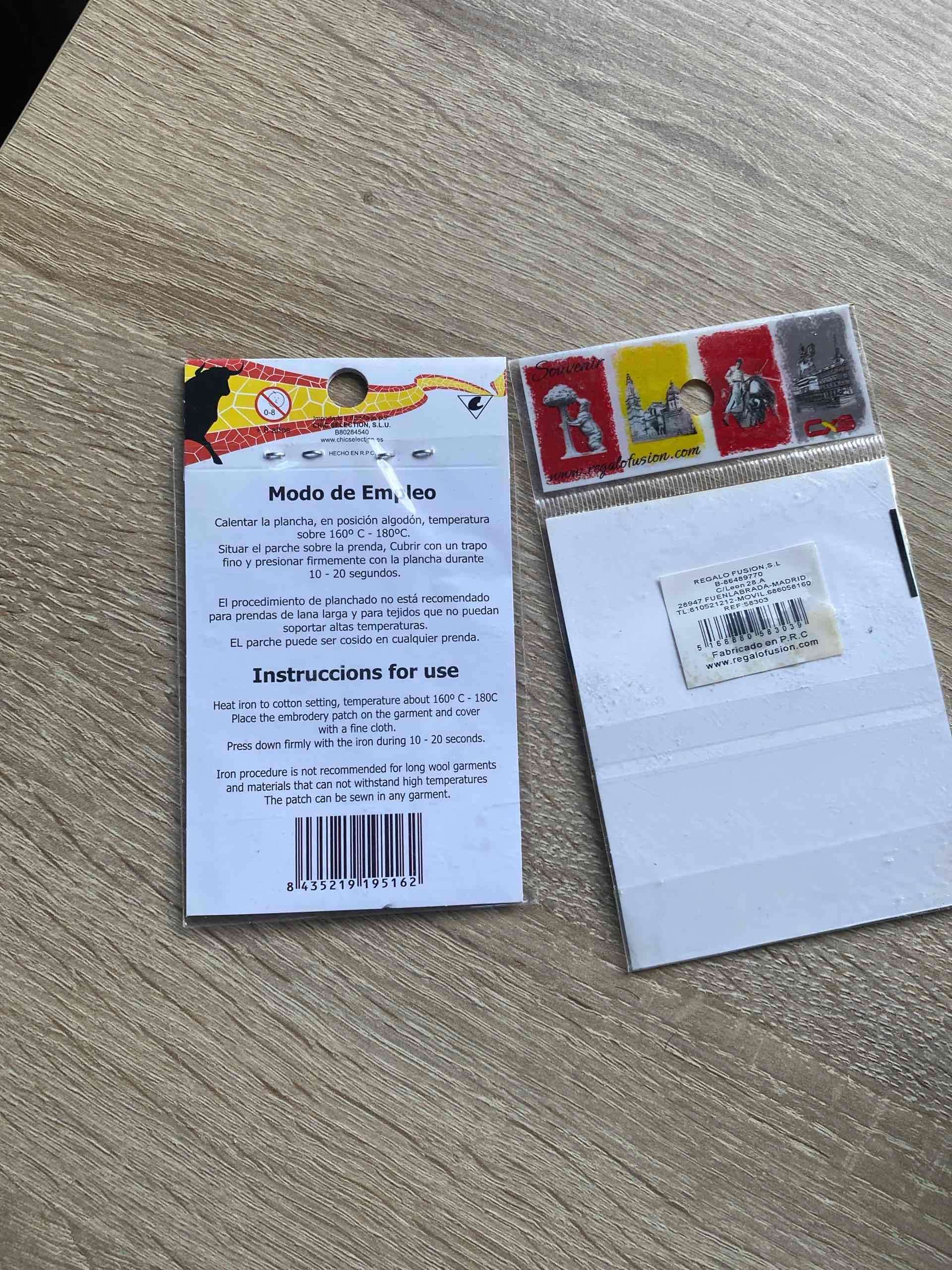 Parche termoadhesivo Madrid y España - miniatura 2